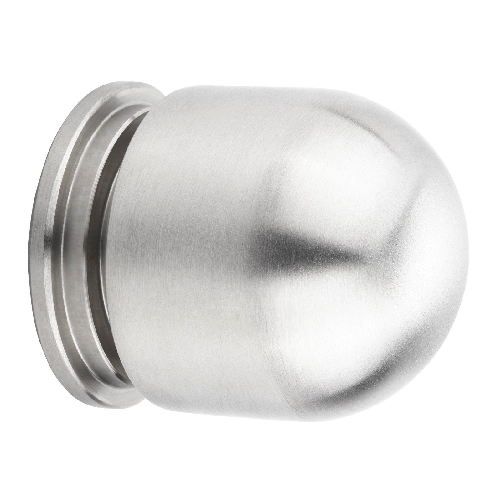 Möbelknopf KINGSTON Ø 15 -30 mm Edelstahl gebürstet