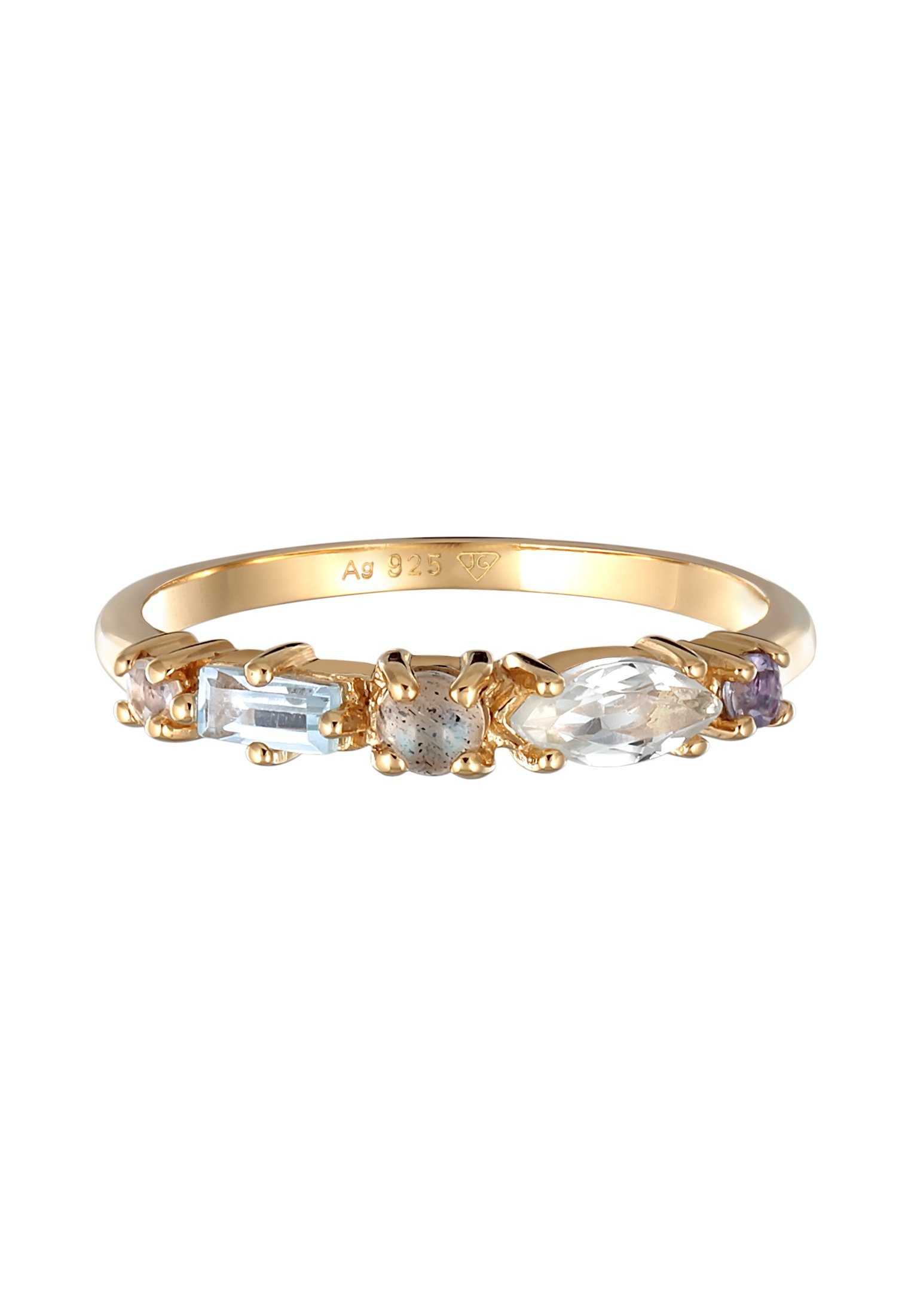 Elli Premium Fingerring Memoire Edelstein Ring günstig online kaufen