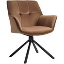 Guido Maria Kretschmer Home&Living Drehstuhl Lika, TOPSELLER!, OTTOs Choice, 2er Set, 360 Grad Drehfunktion, Samtpolsterung