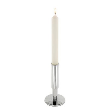 Fink Kerzenleuchter Leuchter RITMO - silberfarben - Stahl vernickelt - H.17,7cm (1 St), vernickelt