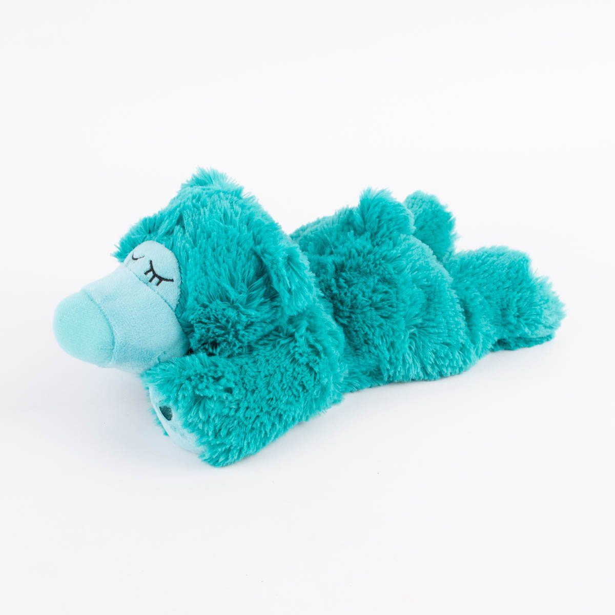 Dekokissen Warmies Wärmestofftier schlafender Bär türkis Hirse-Lavendelfüll günstig online kaufen