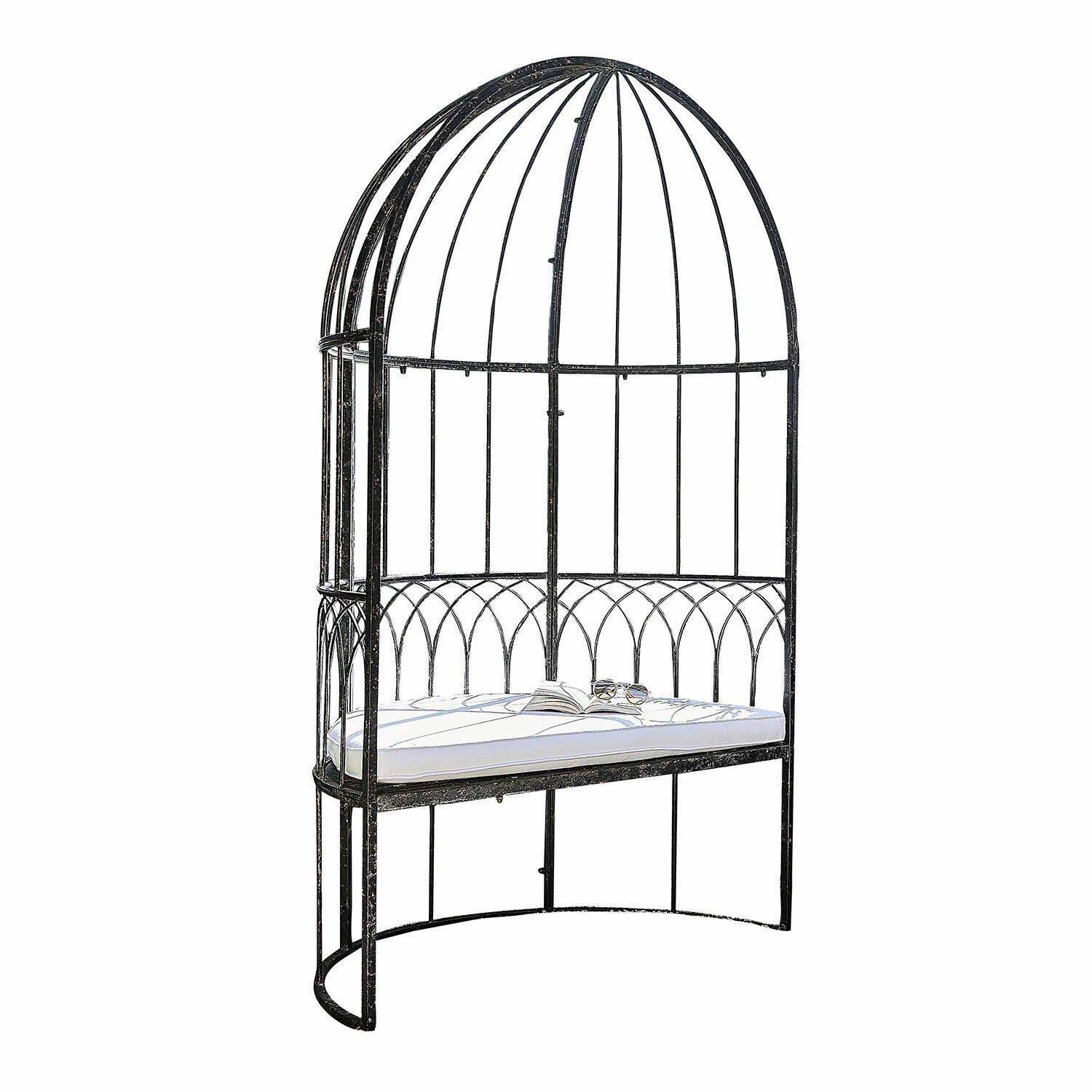 Mirabeau Gartenbank Bank Rivandelle antikschwarz