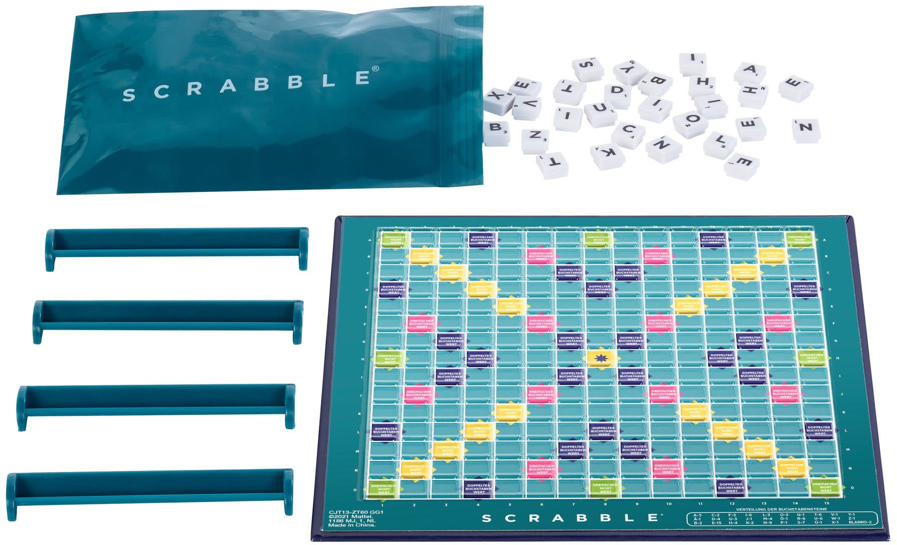 Mattel games Spiel Scrabble Kompakt