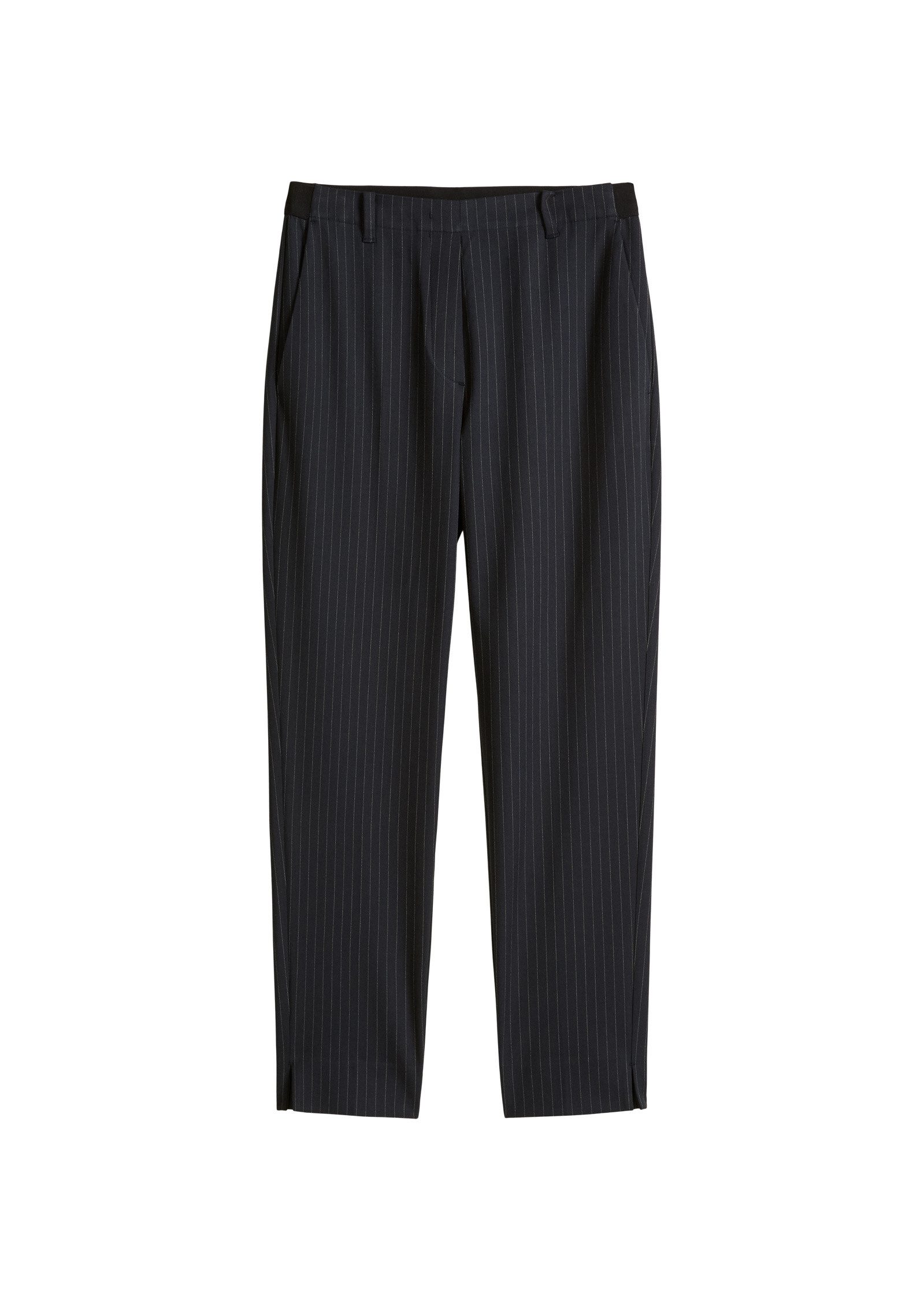 Chinohose aus garngefärbtem Organic-Cotton-Viskose-Mix