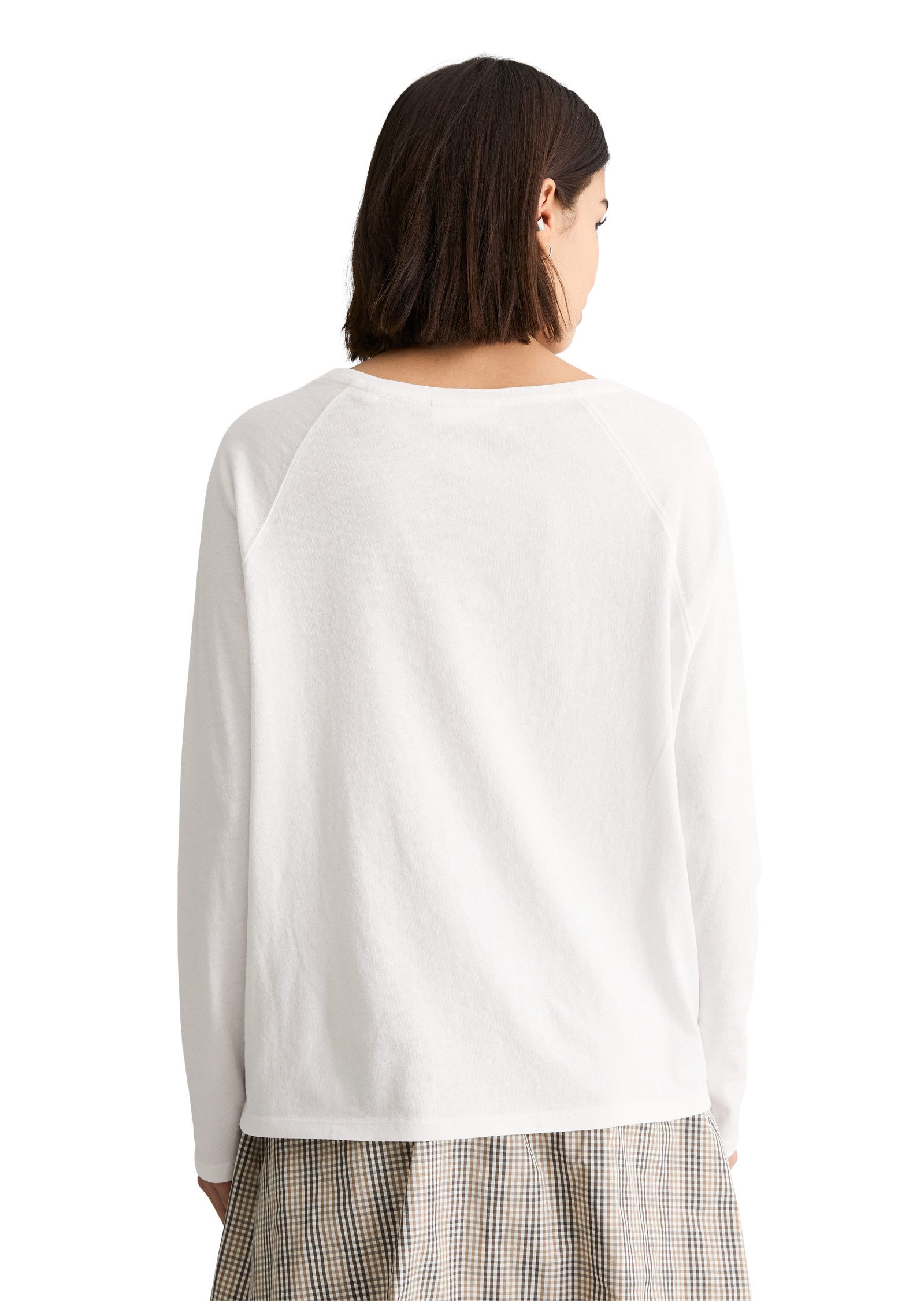 Marc O'Polo DENIM Longsleeve relaxed fit mit Raglan-Ärmeln, U-Boot-Ausschnitt – Bild 2 von 5