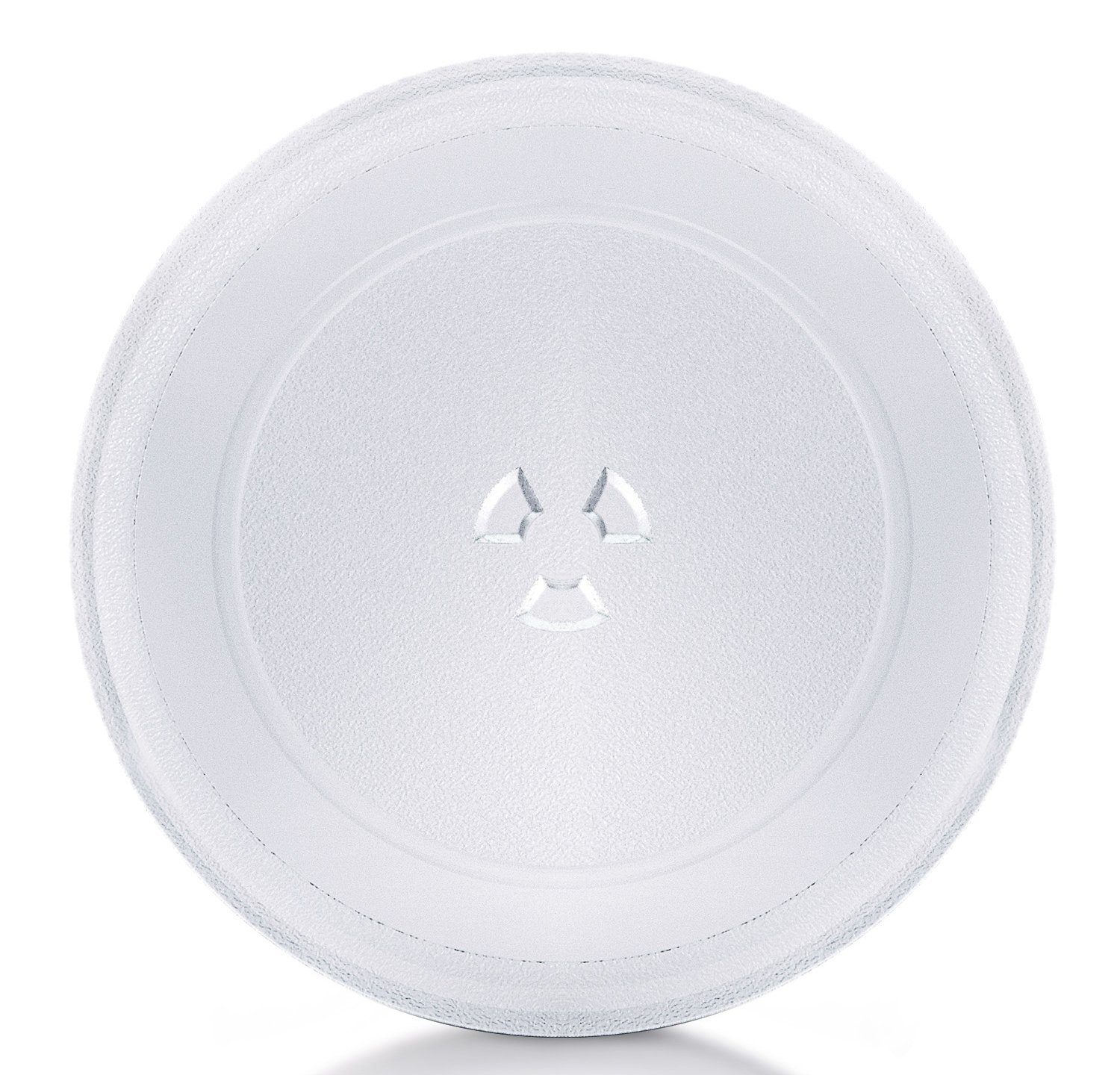 VIOKS Mikrowellenteller Glasteller 245 mm passend wie MI1139, mit 3 Füßen für Mikrowellengeräte