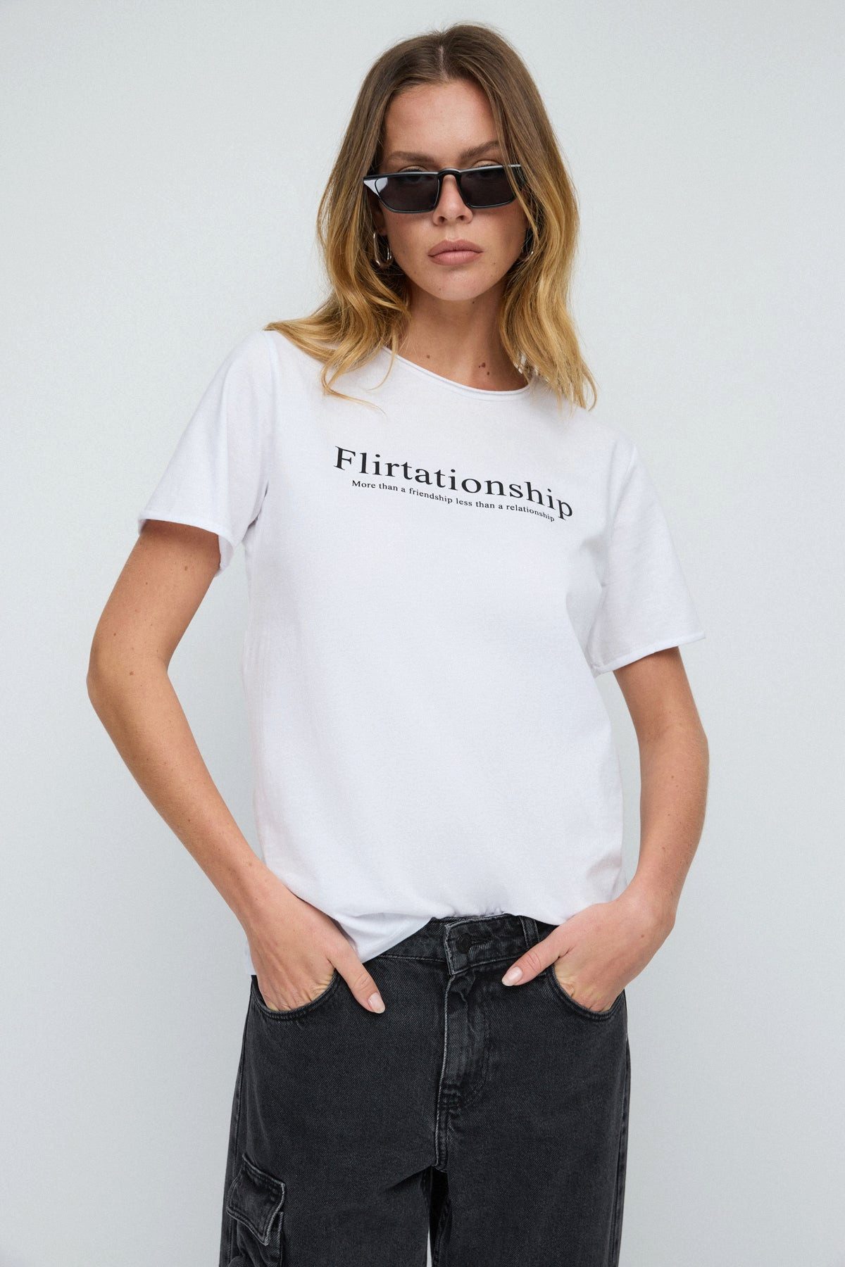 No Matter What T-Shirt Einfaches T-Shirt mit Slogan-Aufdruck günstig online kaufen