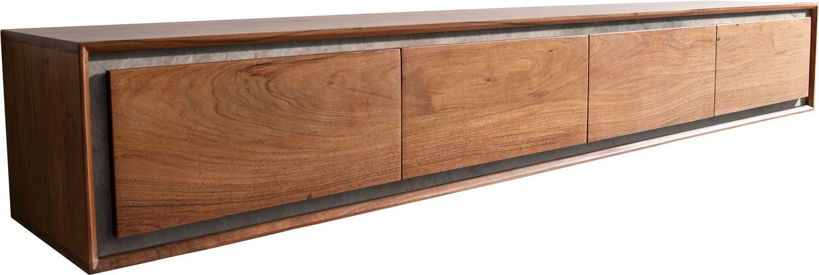 DELIFE Lowboard Stonegrace, Akazie Braun Steinfurnier günstig online kaufen