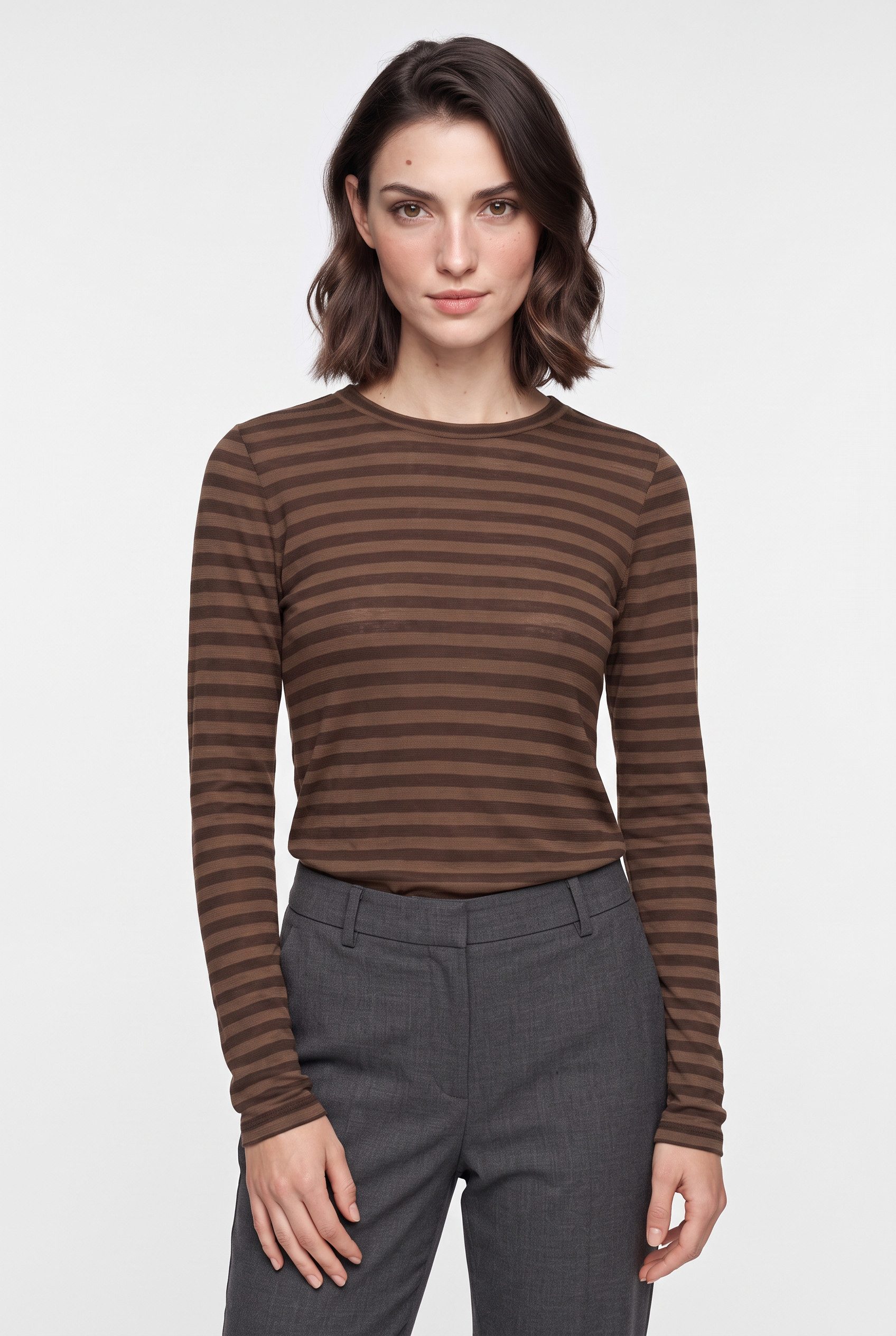 Marc O'Polo Longsleeve regular aus weichem Slub-Jersey