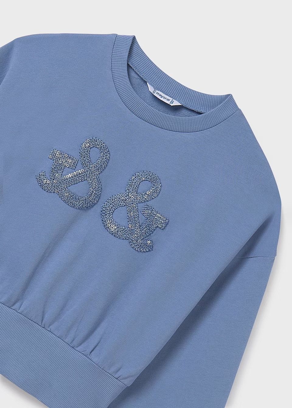 Mayoral Stillpullover Mädchen Bestickter Pullover (640156)
