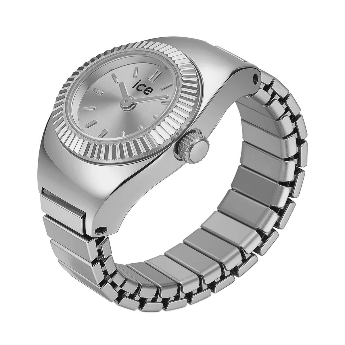 ice-watch Quarzuhr Ringuhr Chouchou Silberfarben