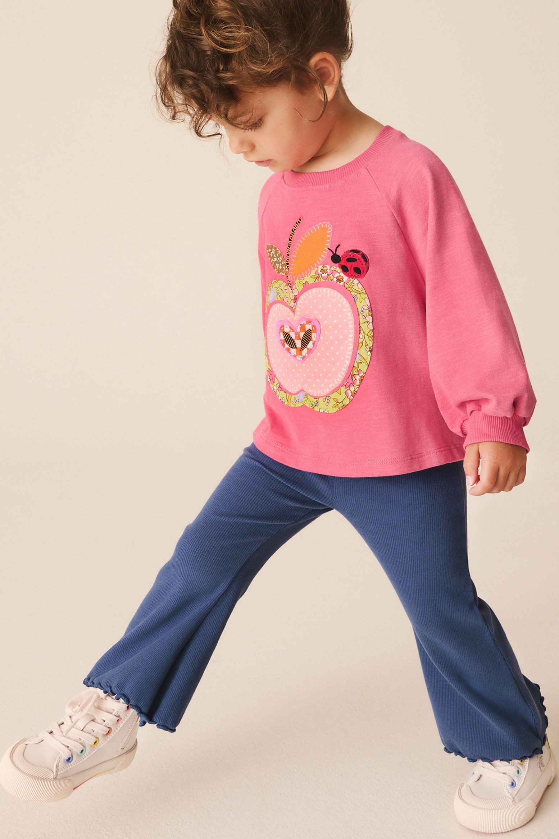 Next Langarmshirt & Leggings Langarmoberteil und Leggings im Set (2-tlg) – Bild 5 von 5