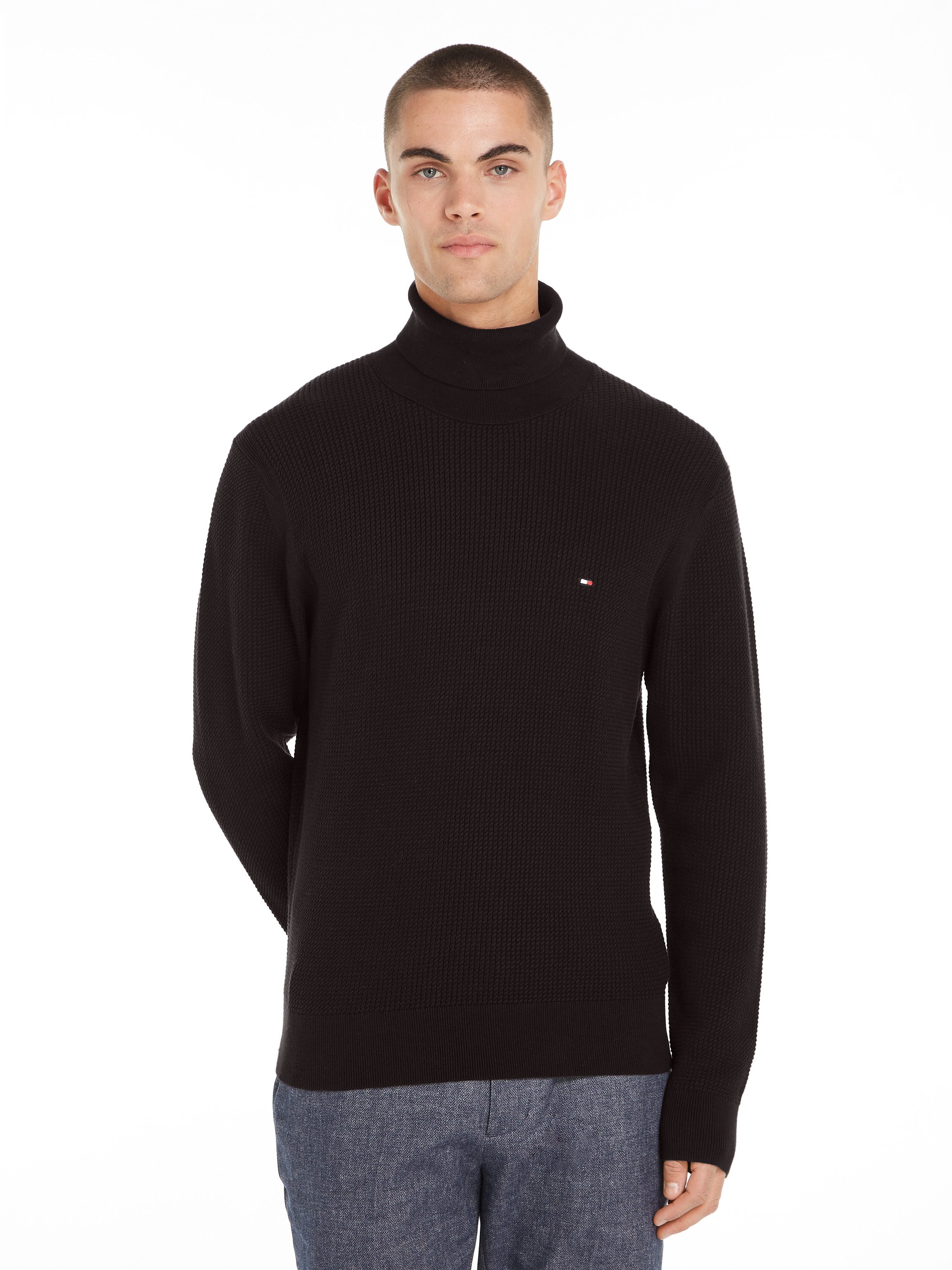 Tommy Hilfiger Rollkragenpullover STRUCTURE ROLL NECK