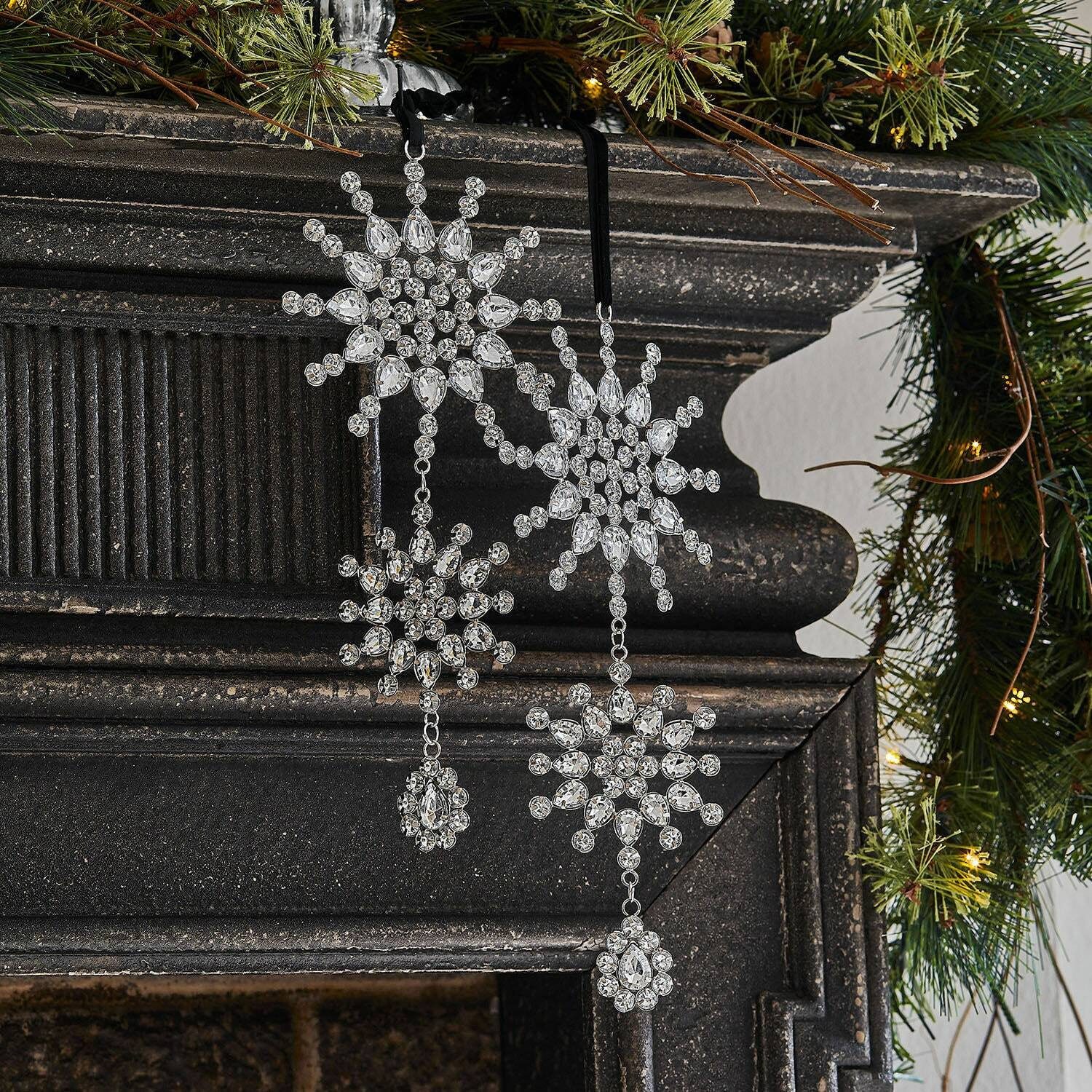 Mirabeau Christbaumschmuck Weihnachtsanhänger 2er Set Klerven silber, none