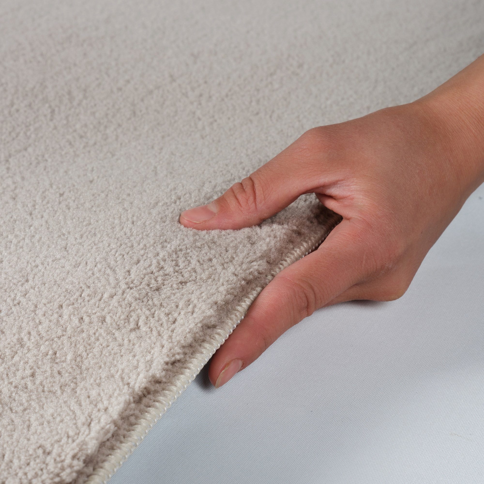 Jimri Teppich Fluffy flauschiger Teppich Läufer Hochwertige Kurzflor Teppich, Rund – Bild 5 von 5