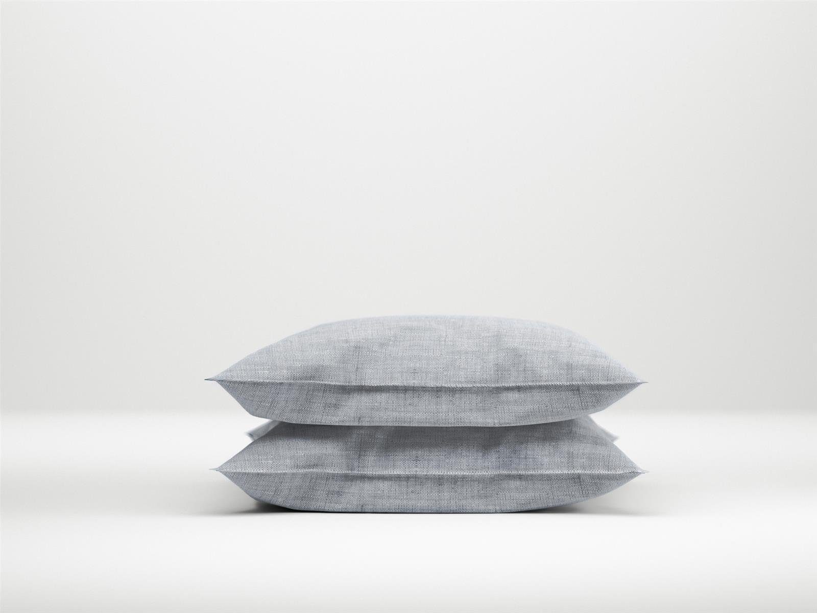 ZO HOME Kopfkissen 2 Stück Zo! Home Cotton Kissenbezüge 40x80 Lino, Füllung: ohne Füllung