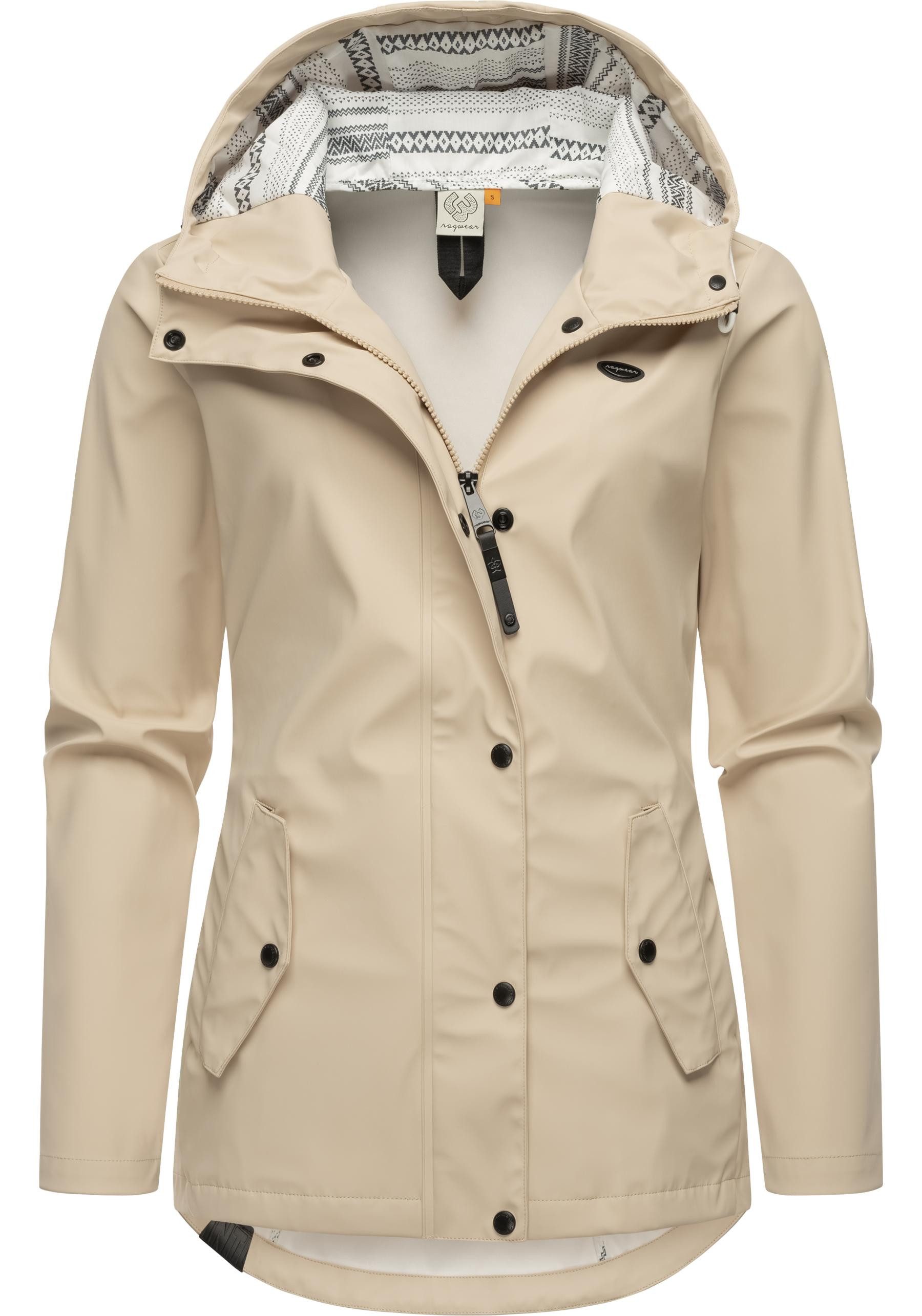 Ragwear Regenjacke YM-Marge stylische Übergangsjacke mit großer Kapuze günstig online kaufen