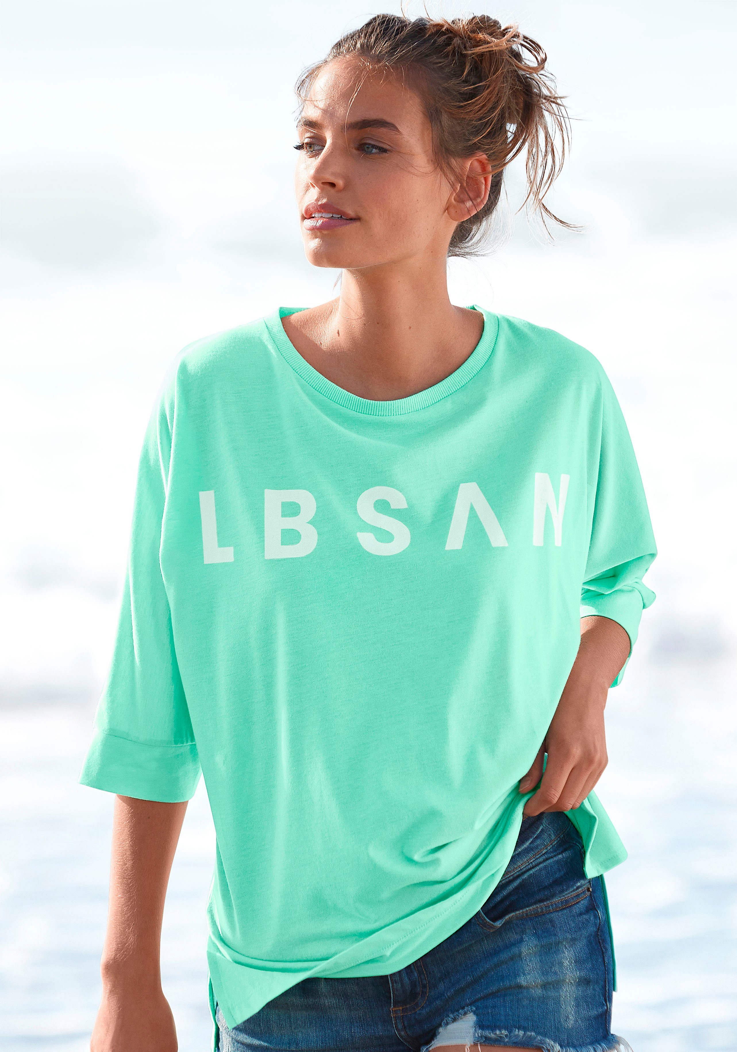 Elbsand 3/4-Arm-Shirt Iduna aus Baumwoll-Mix, lockere günstig online kaufen