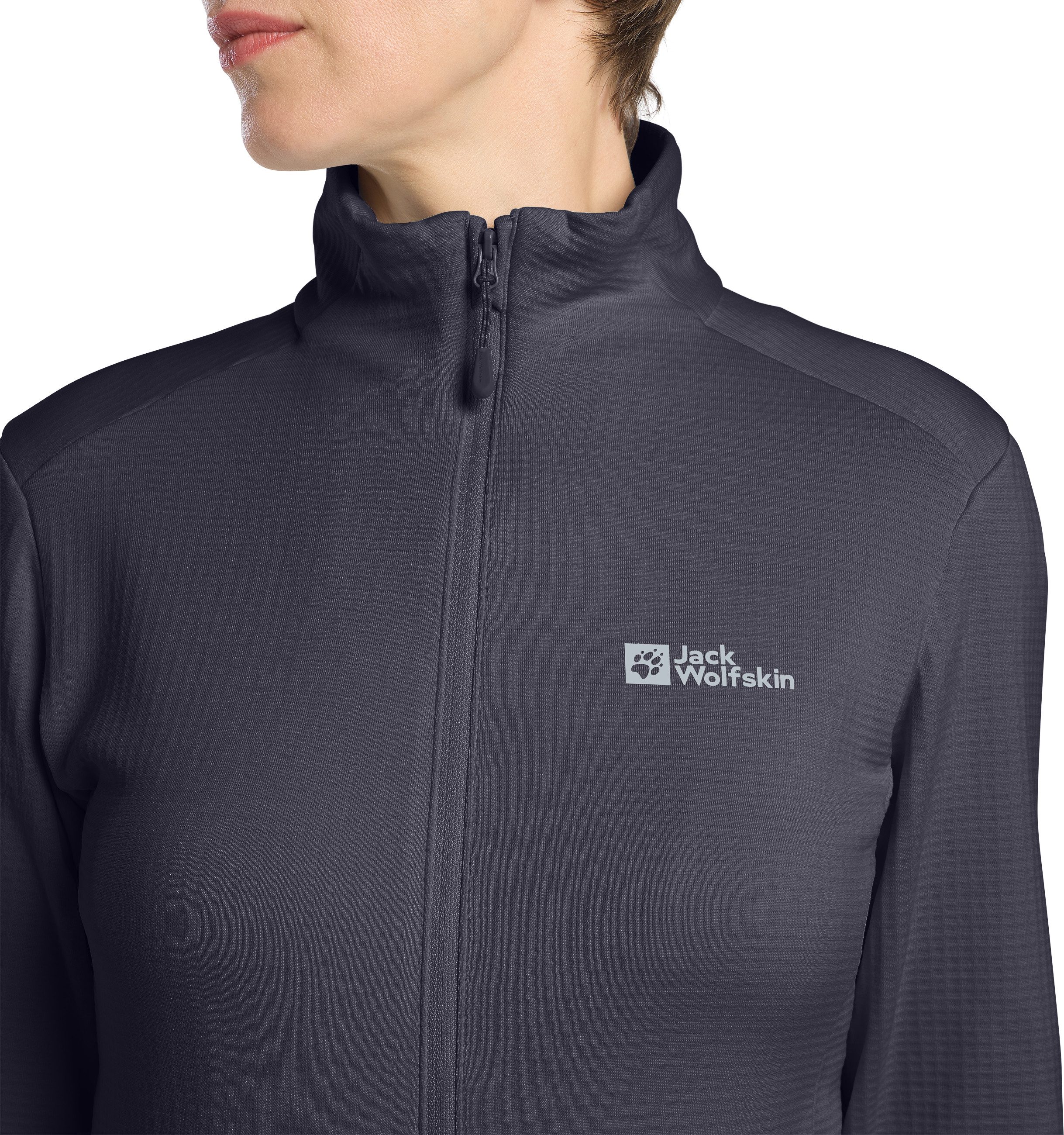 Jack Wolfskin Fleecejacke 0 sportlicher Stil, leichtes Material, atmungsaktiv
