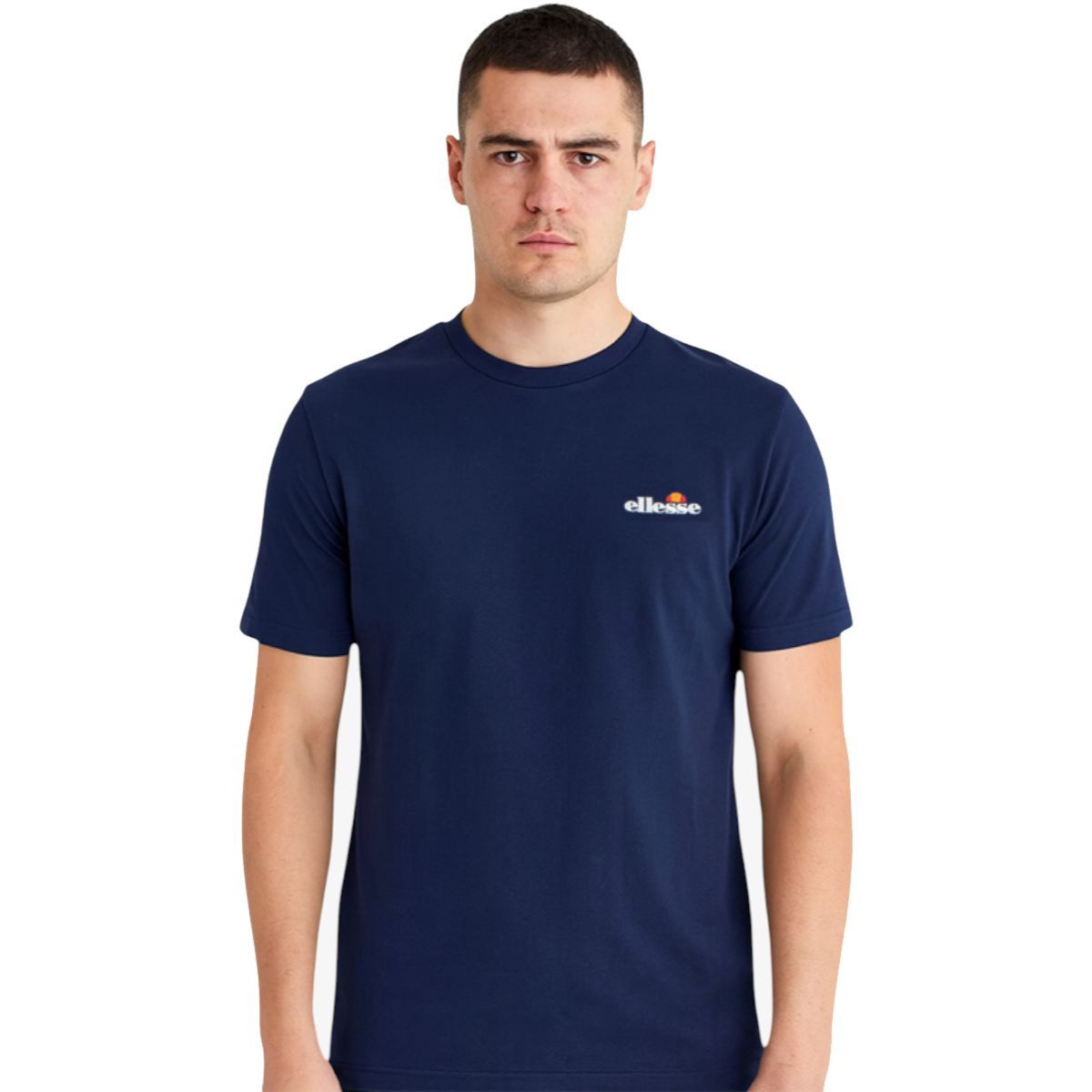 Ellesse T-Shirt Ellesse Herren T-Shirt Dunkelblau Logo Stickerei, S–XXL Herren T-Shirt mit Sticklogo Ellesse