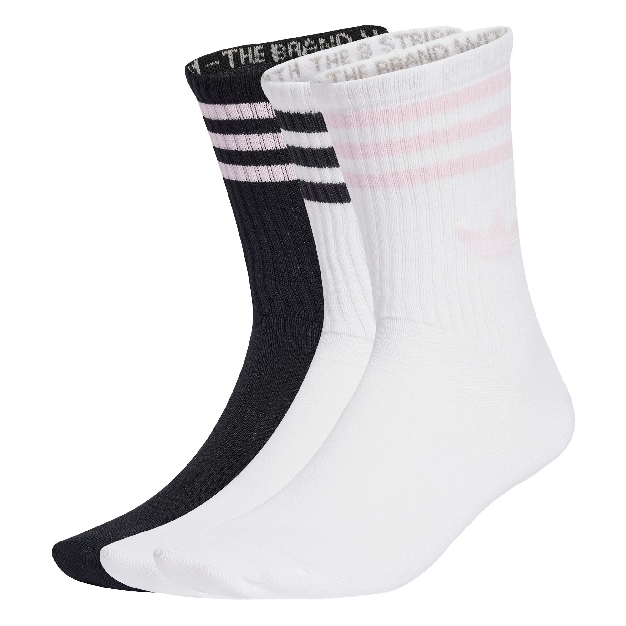 White / Black / Clear Pink