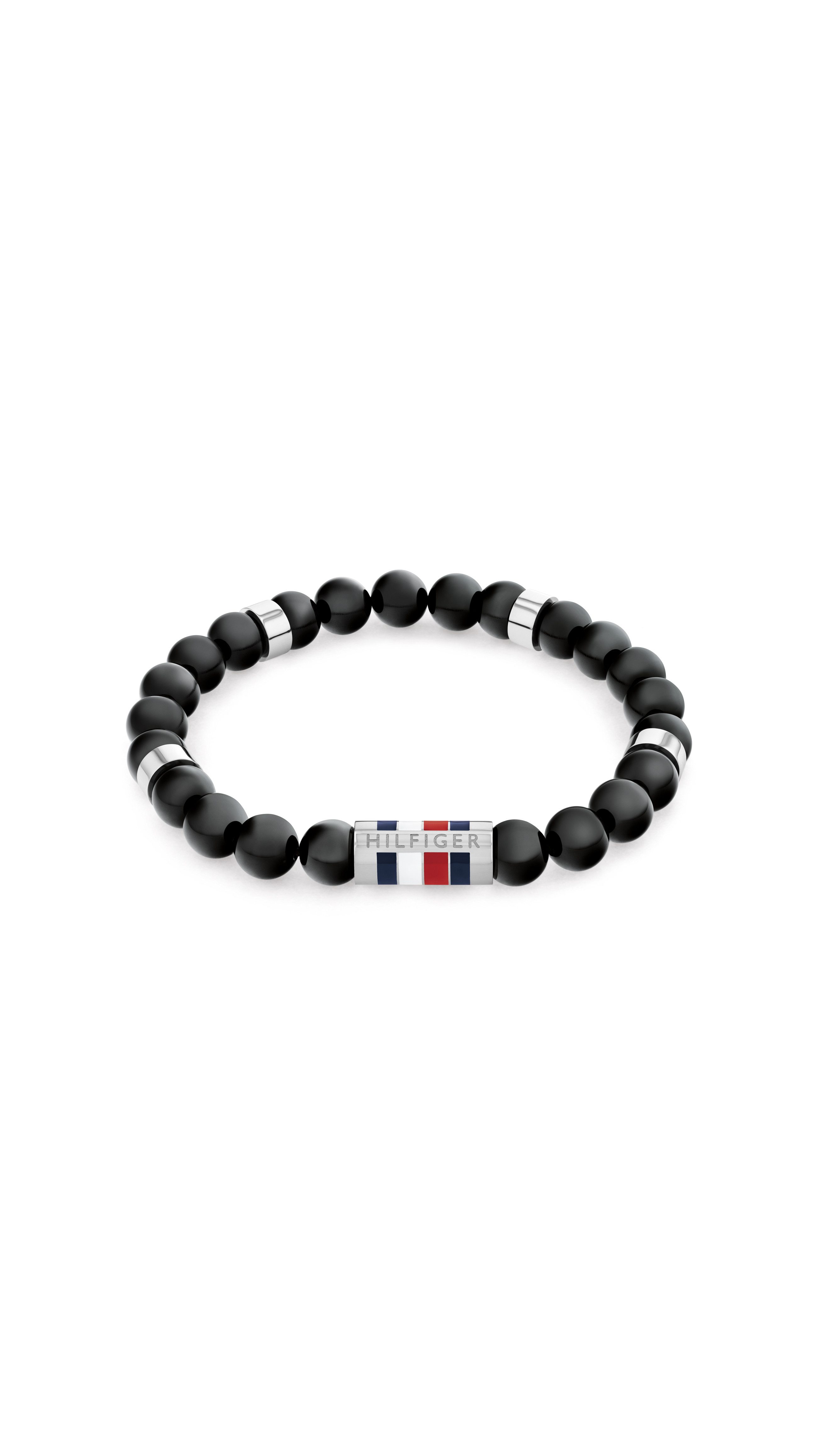 Tommy Hilfiger Armband BEADS, mit Sodalith oder Onyx - Emaille