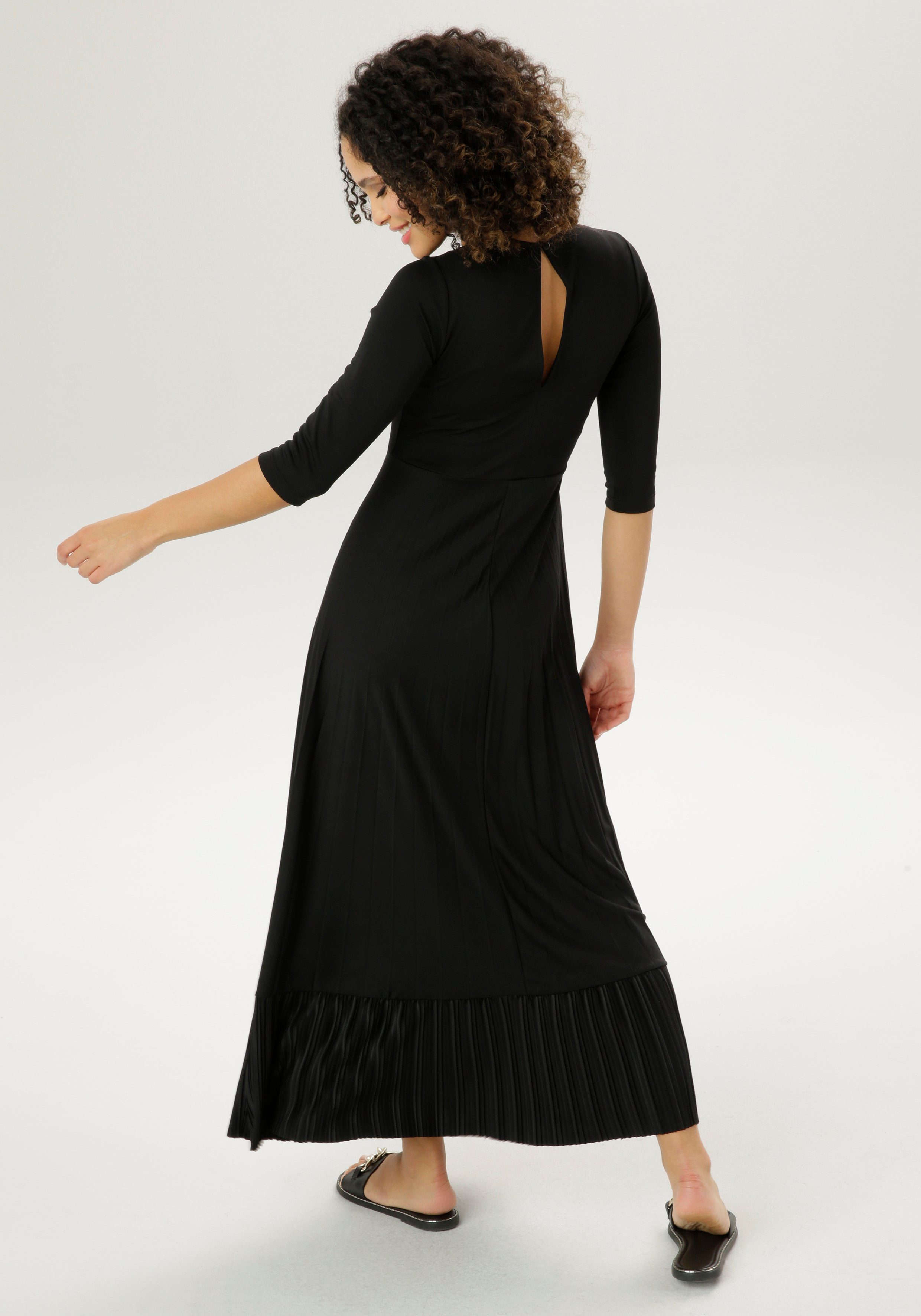 Aniston CASUAL Maxikleid Rockteil mit Volant günstig online kaufen