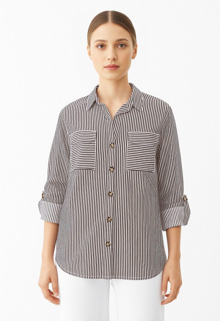 Vero Moda Hemdbluse VMBUMPY L/S SHIRT NEW WVN GA NOOS Viskose, regular fit günstig online kaufen