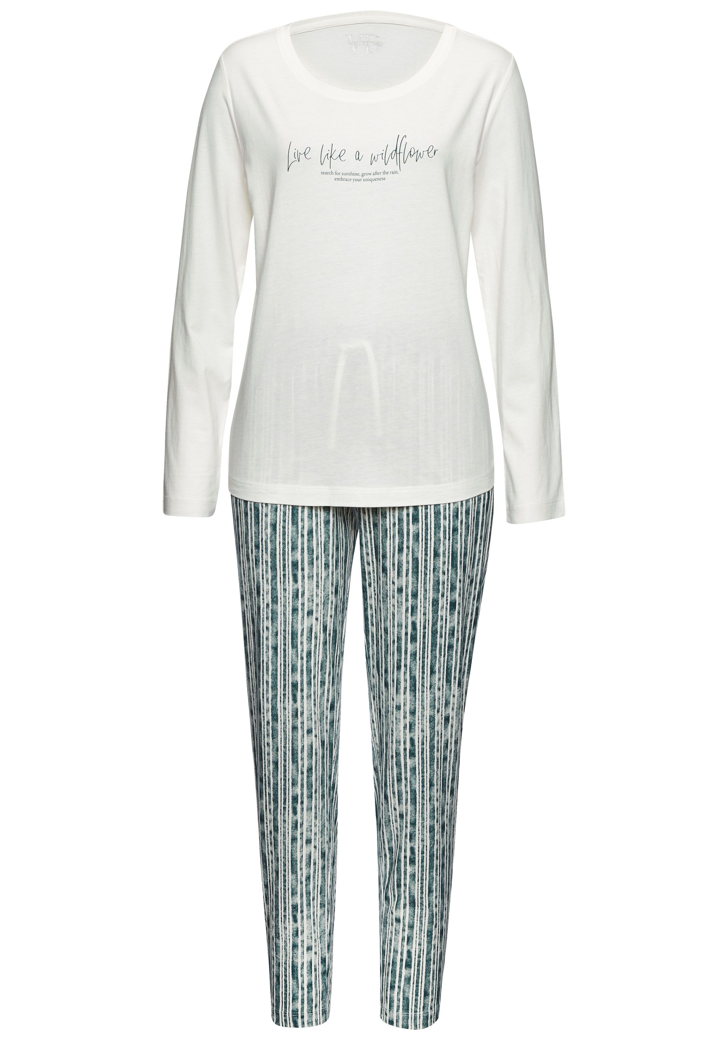 Vivance Dreams by Lascana Pyjama (Set, 2 tlg) Mit schönem Muster – Bild 2 von 5