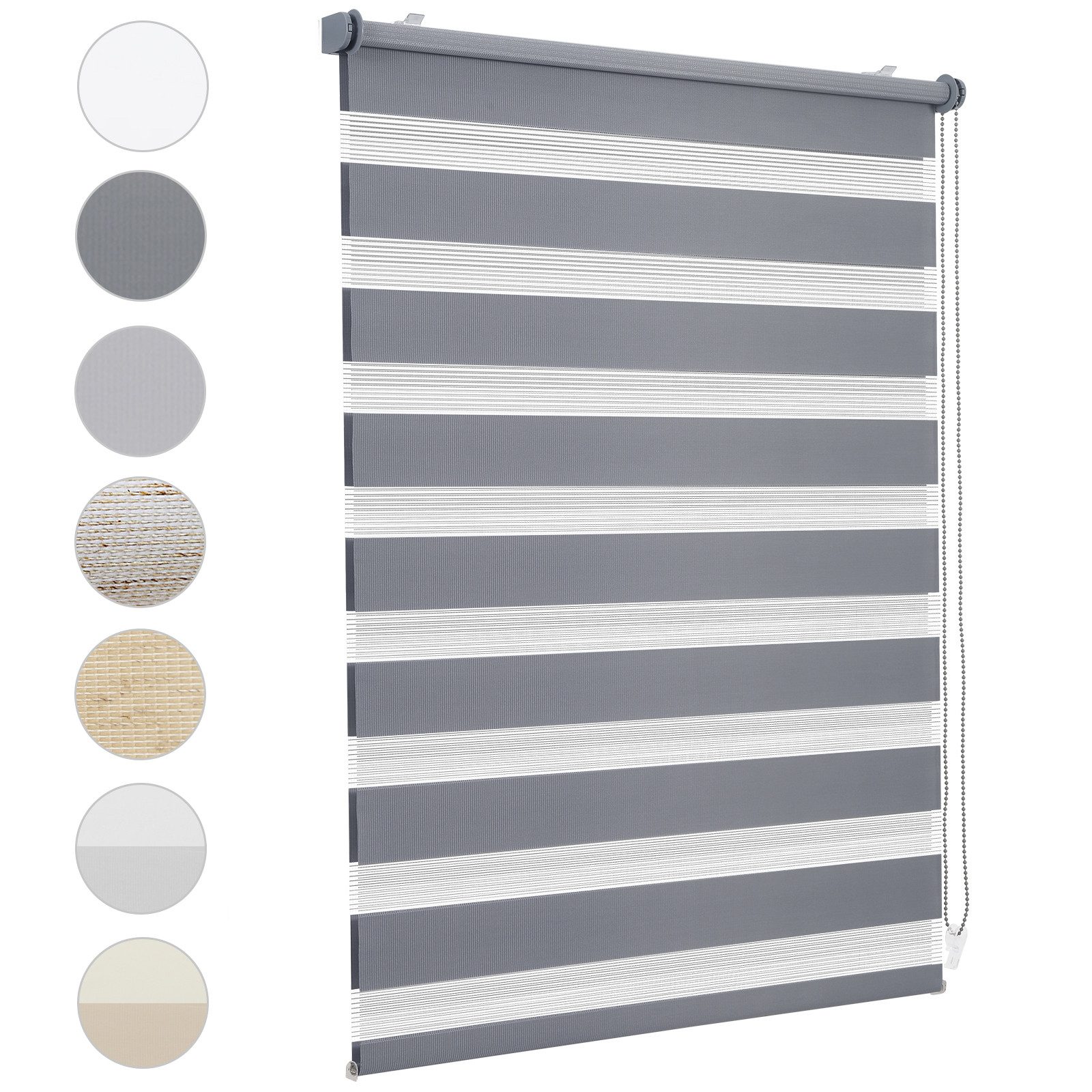 Doppelrollo Duo Rollo Klemmfix ohne Bohren für Fenster Rollos Jalousie Falt günstig online kaufen