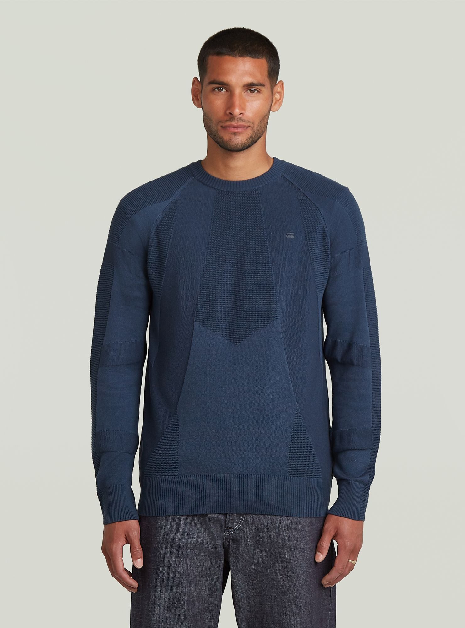 G-STAR Longpullover 3D Biker Ribbed Pullover