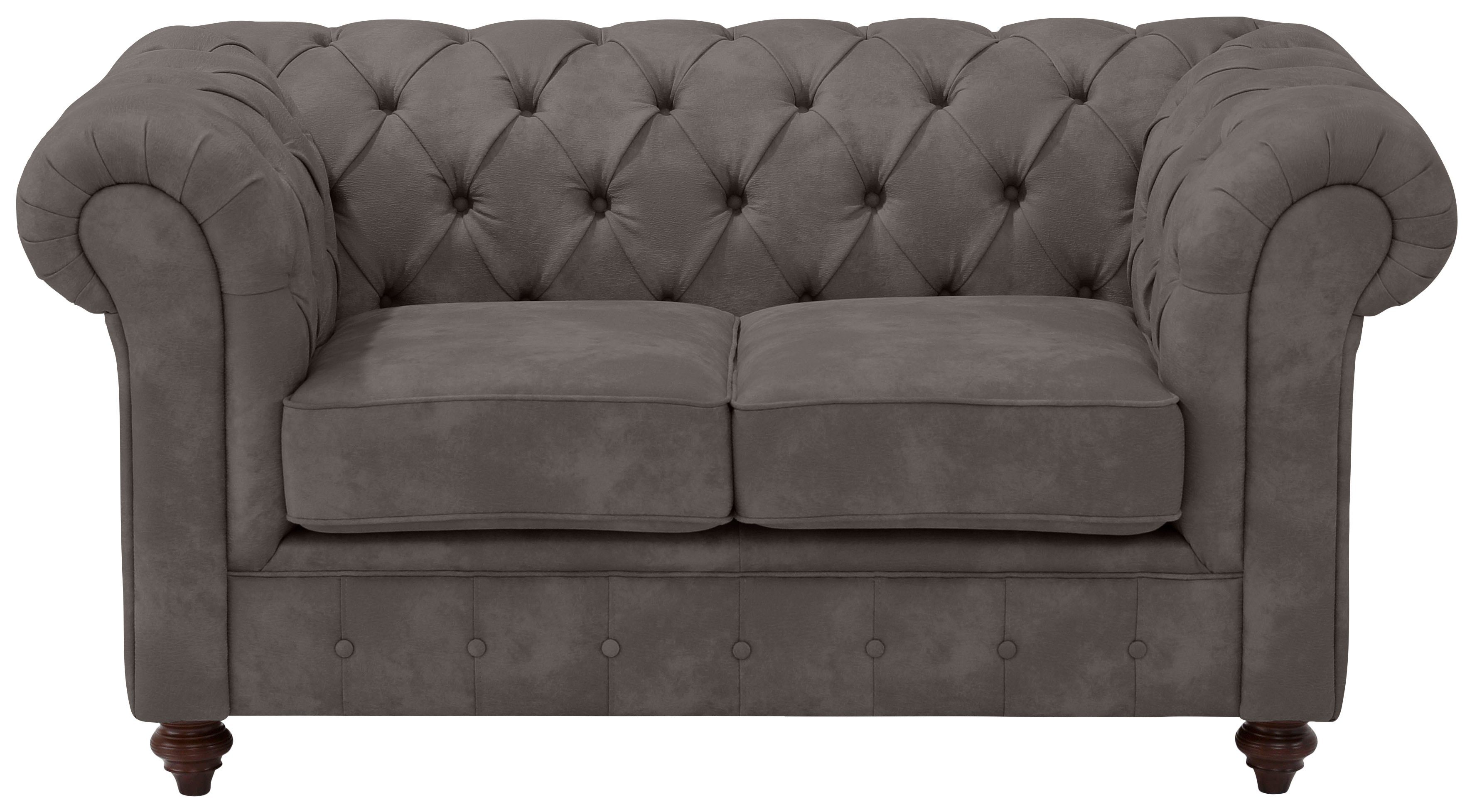 Home affaire Chesterfield-Sofa Chesterfield 2-Sitzer B/T/H: günstig online kaufen
