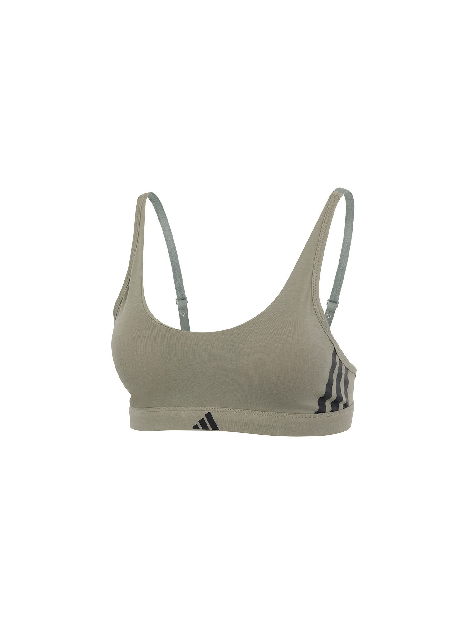 adidas Sportswear Bustier Athletic Motion Basics Cotton Triple Stripes BH, günstig online kaufen