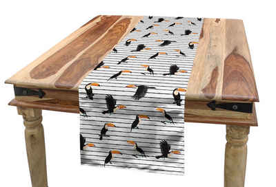 Abakuhaus Tischläufer »Esszimmer Küche Rechteckiger Dekorativer Tischläufer«, Tropisch Exotische Vögel Toucan Tier
