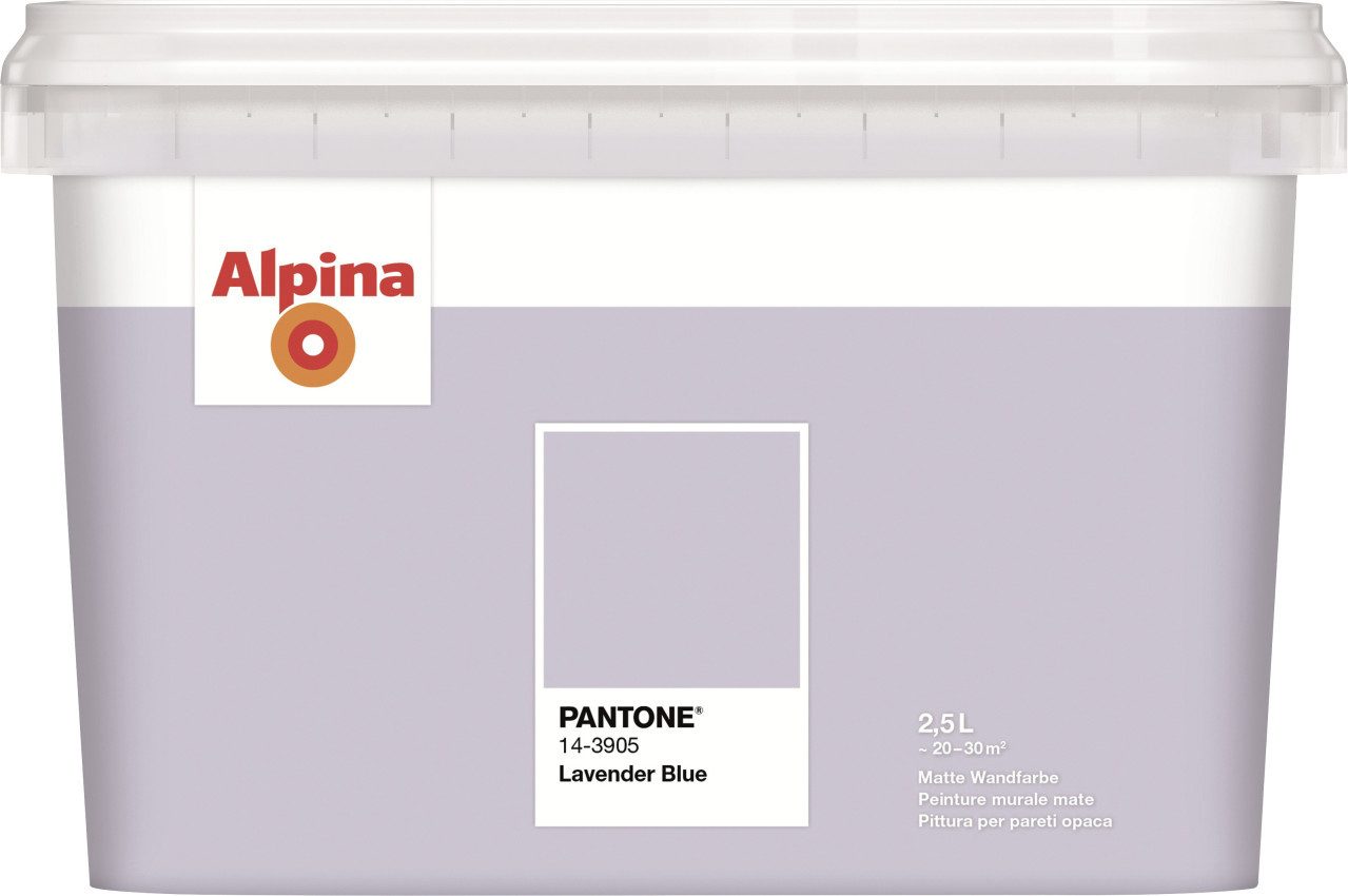 Alpina Wandfarbe Alpina Wandfarbe Pantone matt lavender blue 2,5 L
