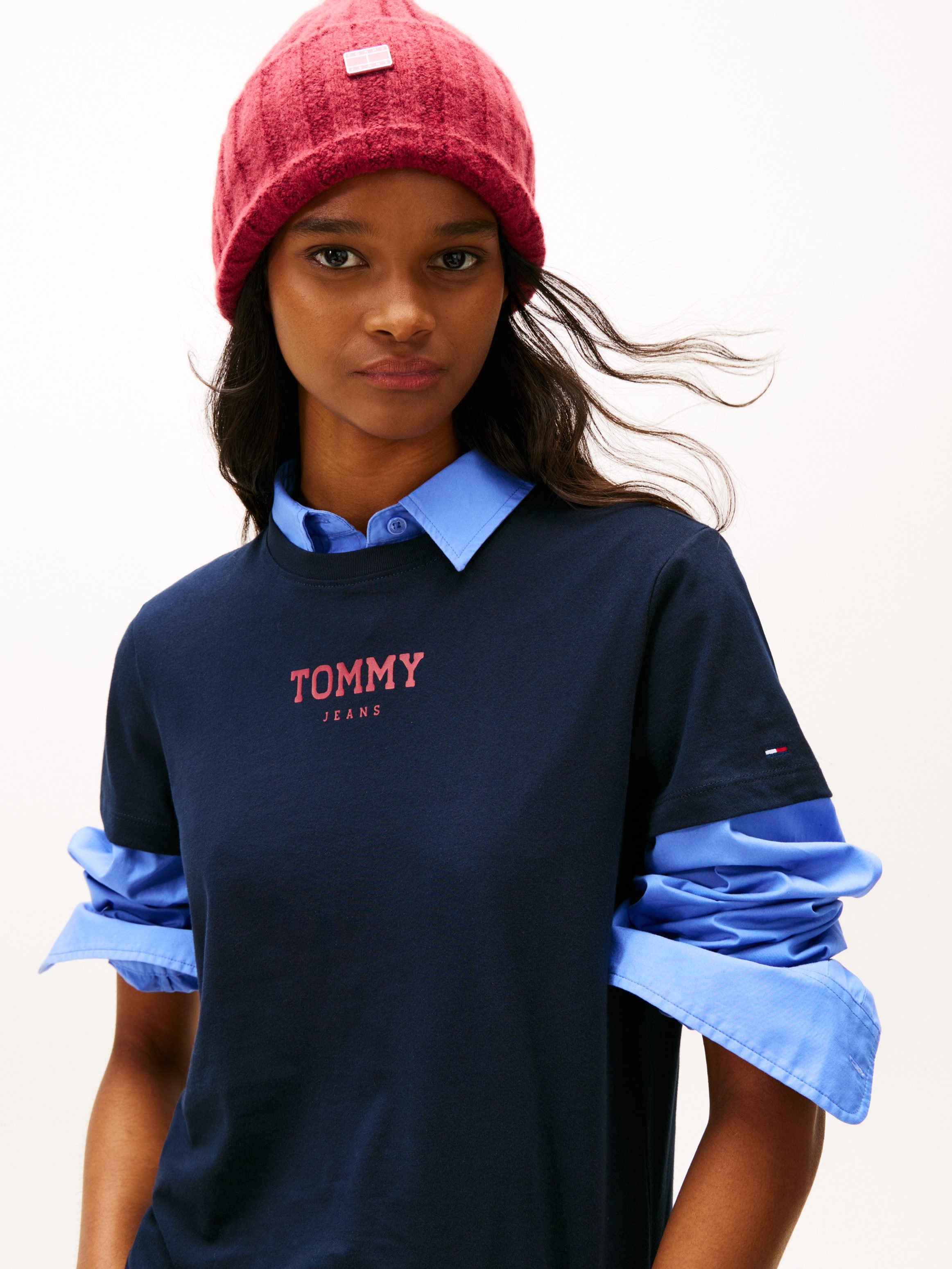 Tommy Jeans Kurzarmshirt TJW REG ESSENTIAL LOGO 2 TEE EXT günstig online kaufen