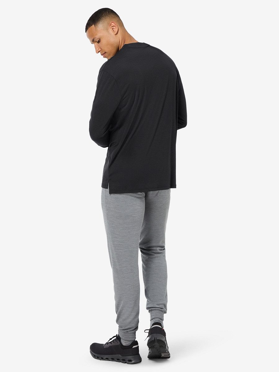 SUPER.NATURAL Langarmshirt für Herren, nachhaltig, Merino modern, atmungsaktiv