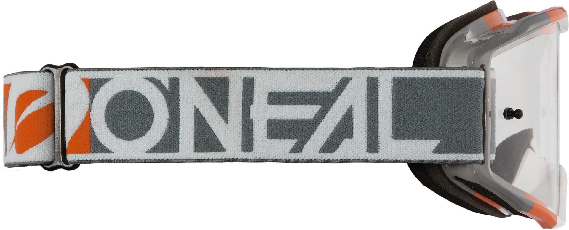 O’NEAL Motorradbrille B-10 Duplex Clear Motocross Brille, Mit Band,Kratzfest,Verspiegelt