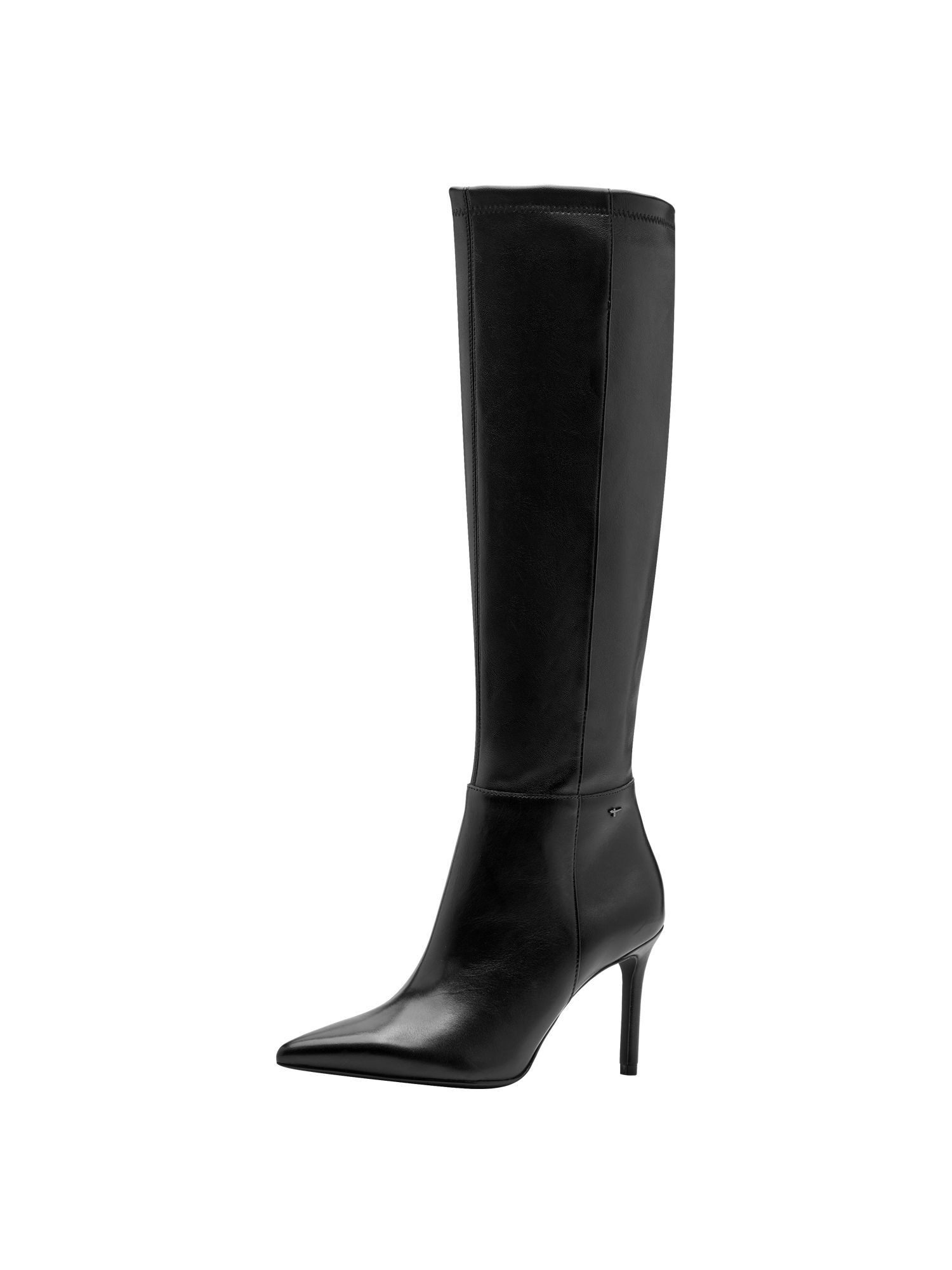 Tamaris Stretch, ANTIslide aus Leder Stilettoabsatz Stiefel Stretch