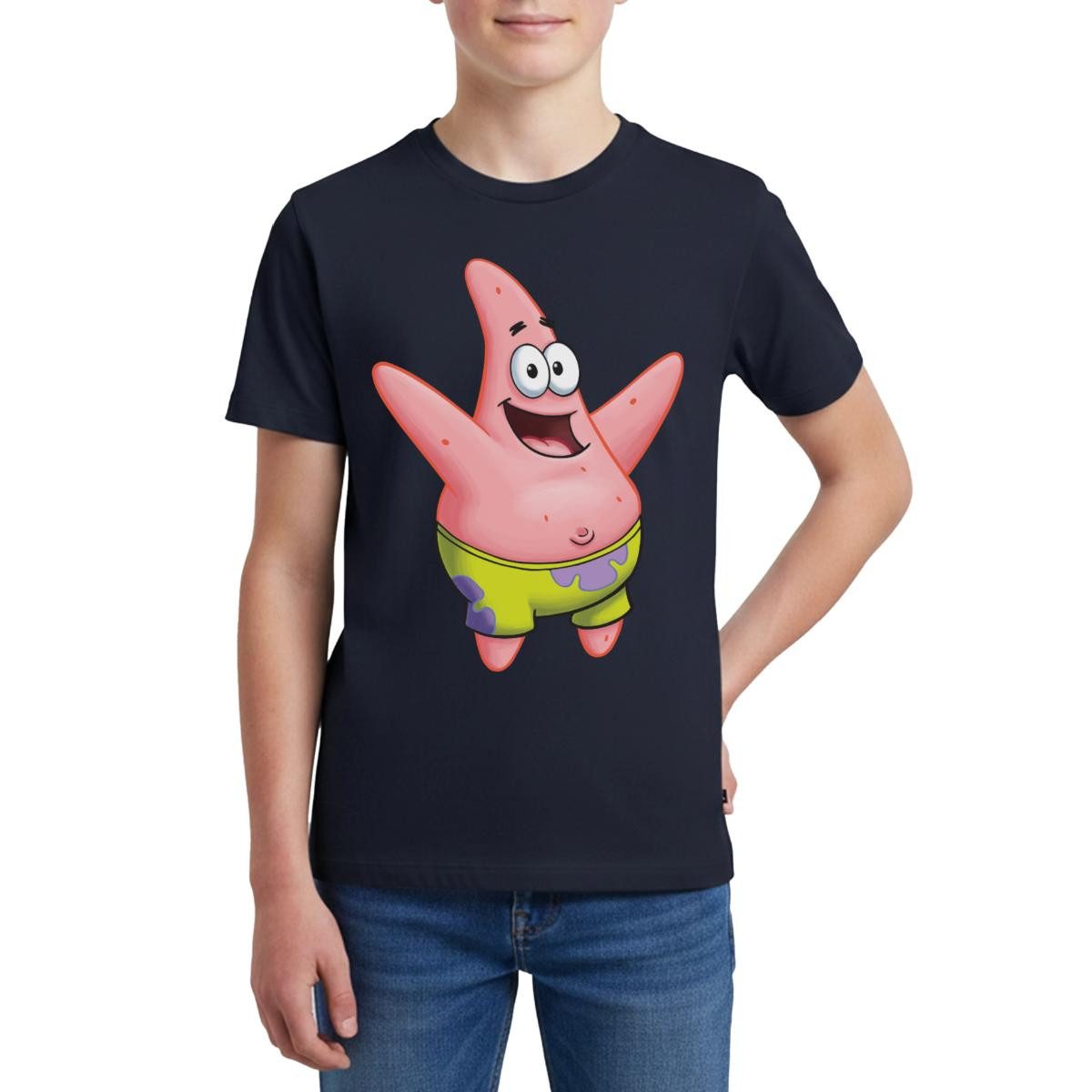 T-Shirt Spongebob Schwammkopf Patrick Star Design Teenager Premium T-Shirt