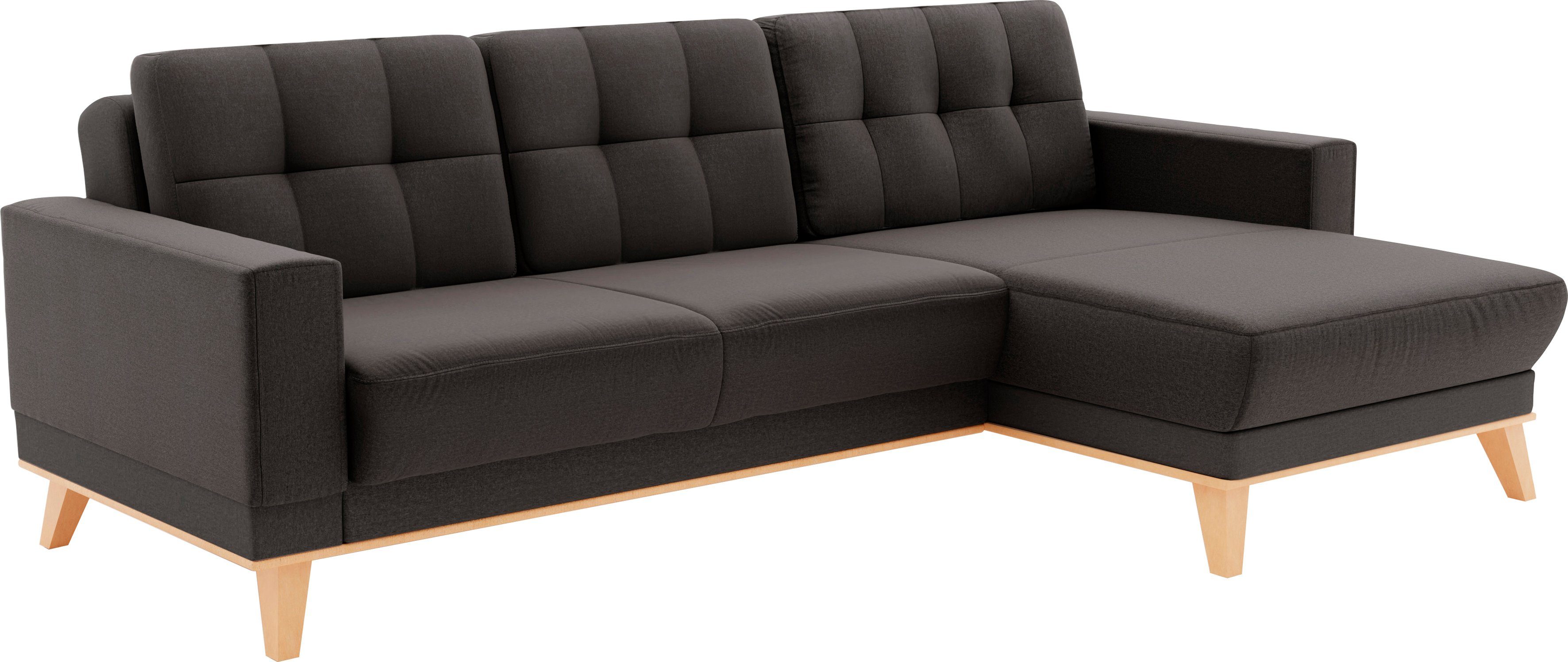 sit&more Bettkasten Ecksofa Lavida, und mit wahlweise Kippfunktion