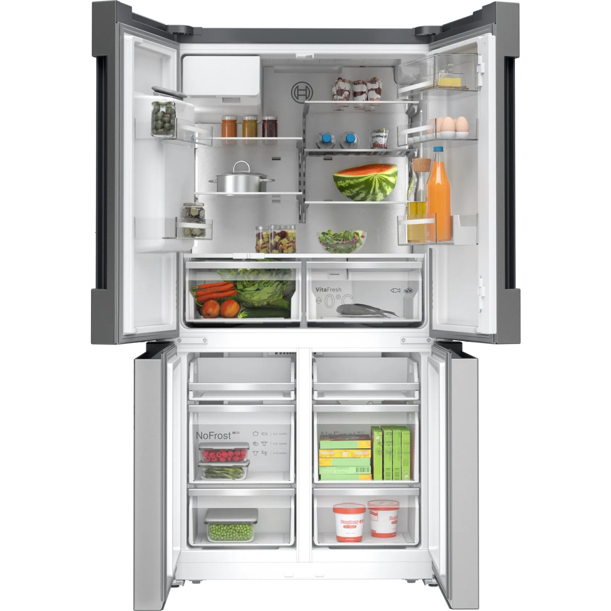 BOSCH Kühl-/Gefrierkombination Serie 6 KFD96APEA, 183.00 cm hoch, 90.50 cm breit