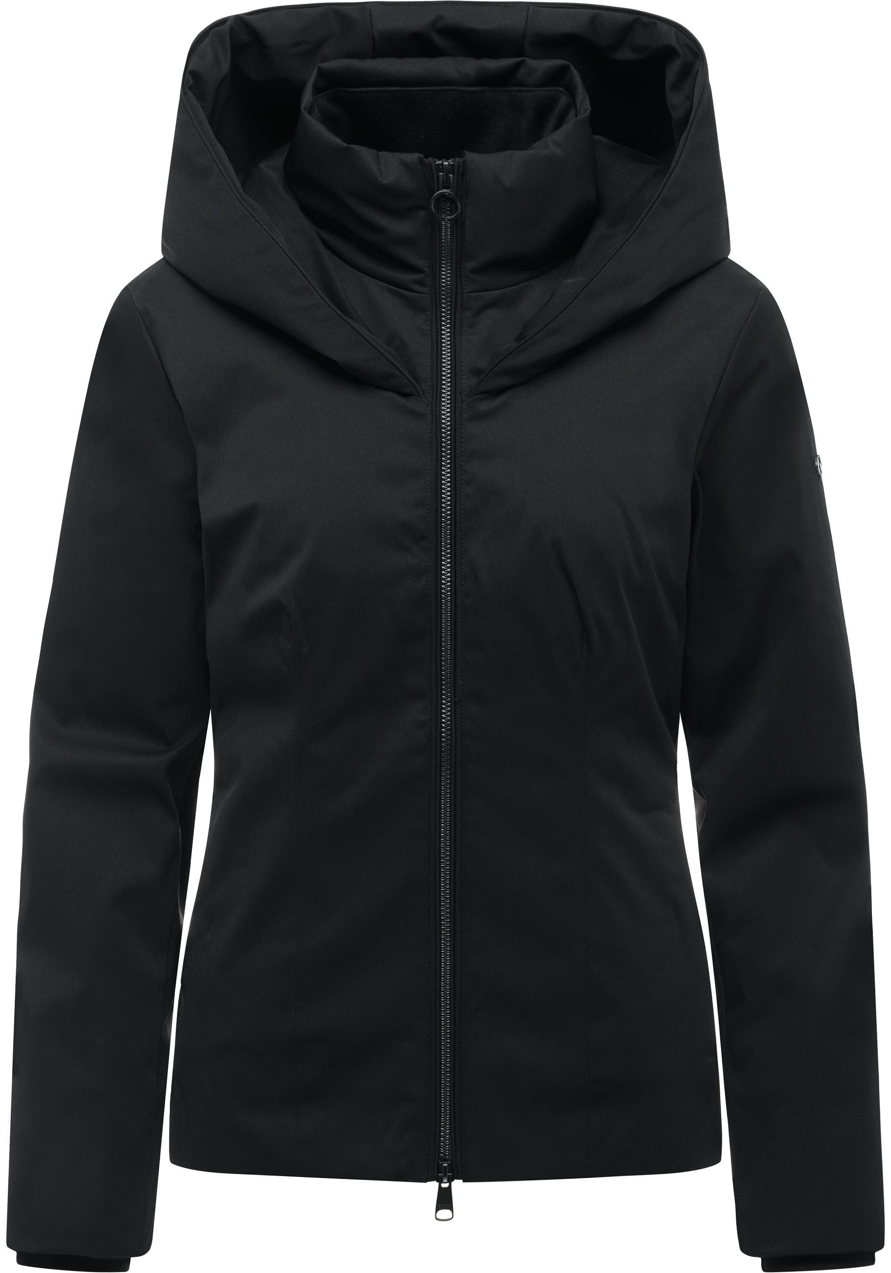 Ragwear Funktionsjacke Annona Y Warme Damen Winterjacke mit weit nach vorn gezogener Kapuze