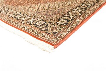 Wollteppich Täbriz 40 Raj Teppich handgeknüpft orange, morgenland, rechteckig, Höhe: 7 mm, handgeknüpft