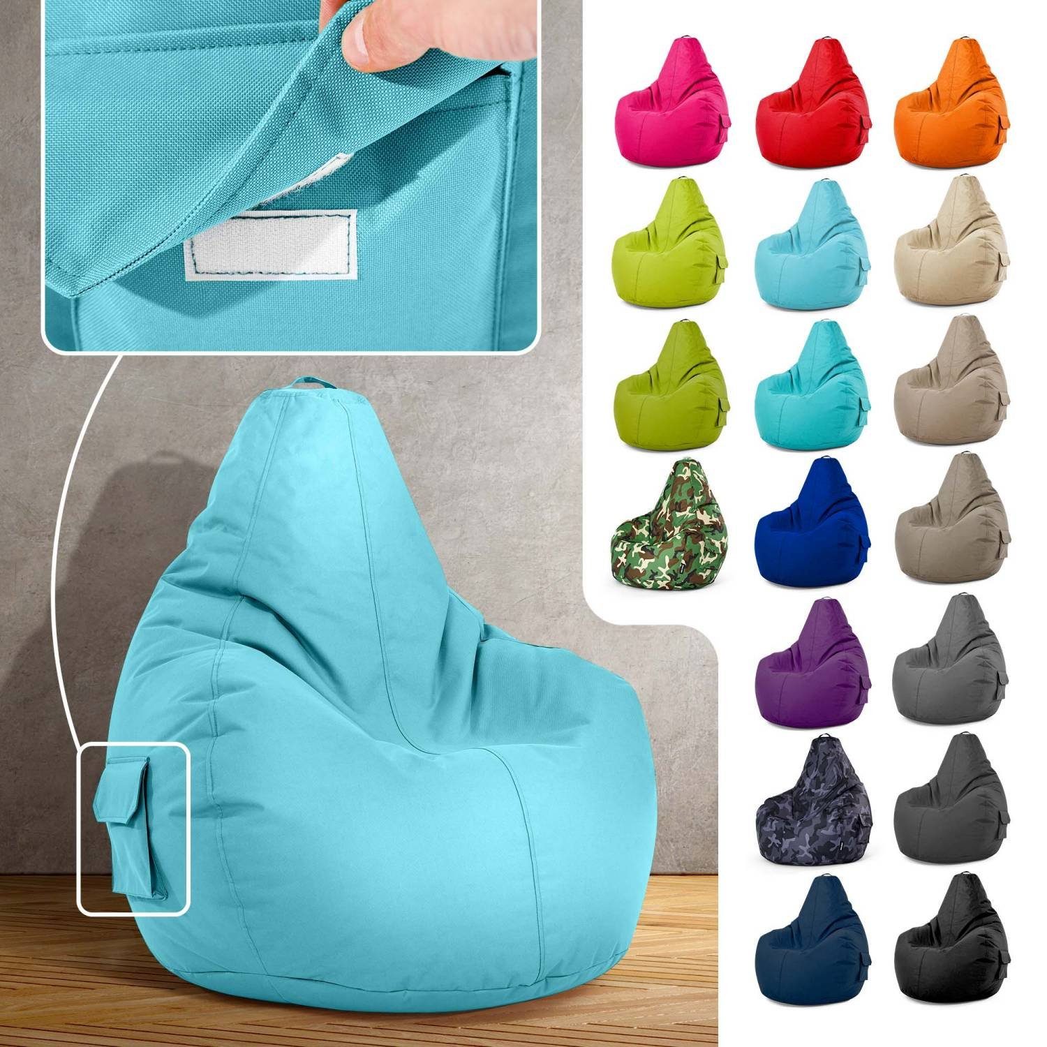Green Bean Sitzsack Cozy (Sitzsack mit günstig online kaufen