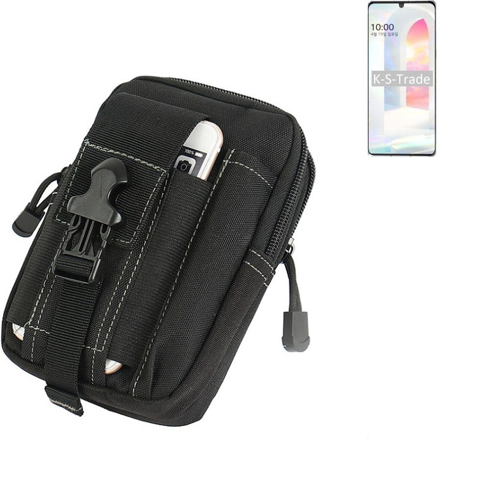 K-S-Trade Handyhülle für LG Electronics Velvet, Gürtel Tasche Gürteltasche Holster Schutz Hülle Handy Hülle