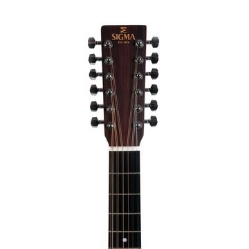 Sigma Guitars Westerngitarre, DM12E+, DM12E - 12 Saiter Westerngitarre