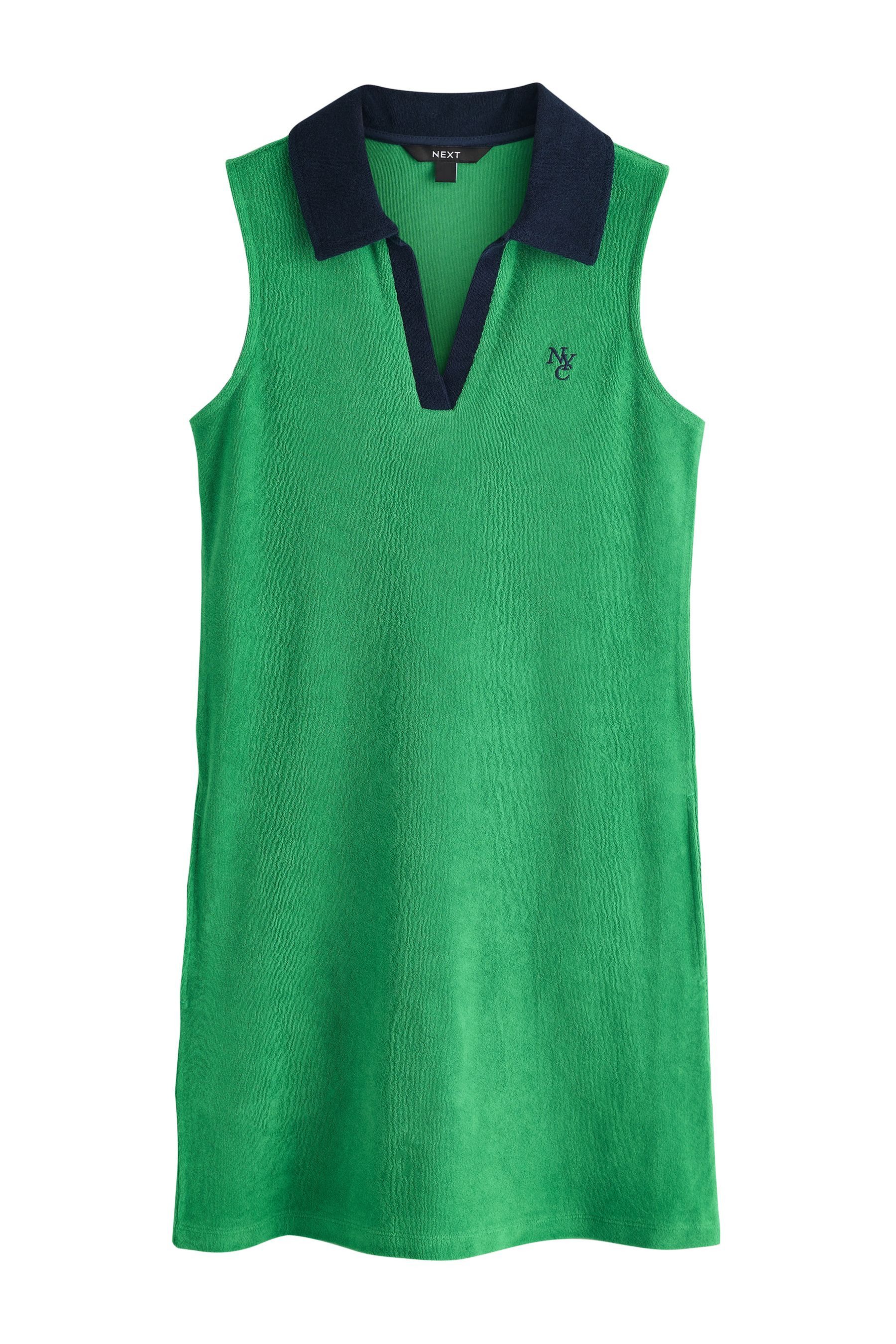 Next Minikleid Polo-Minikleid aus Frottee (1-tlg)