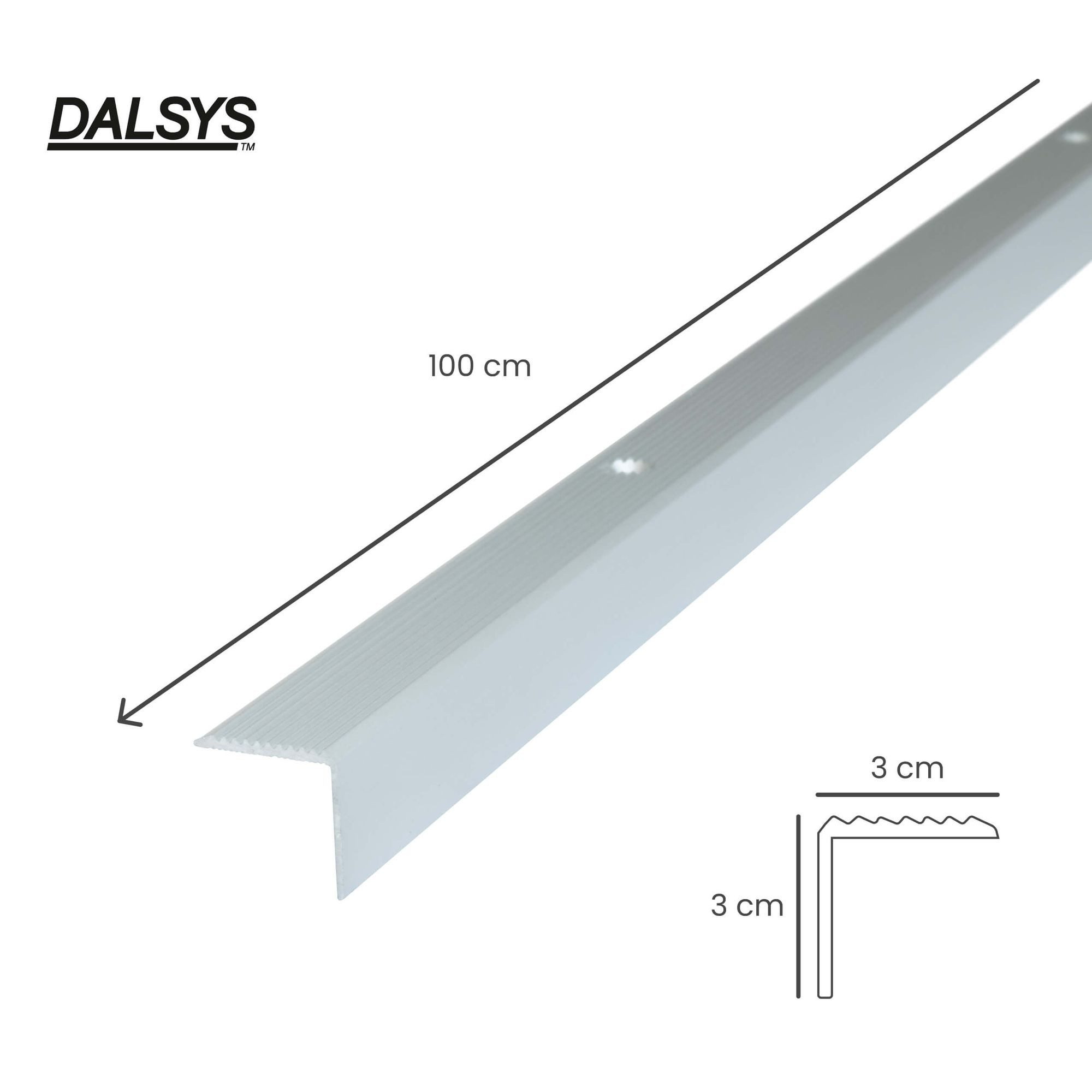 Dalsys Treppenkantenprofil (Aluminium, 1-St), Winkelprofil aus günstig online kaufen