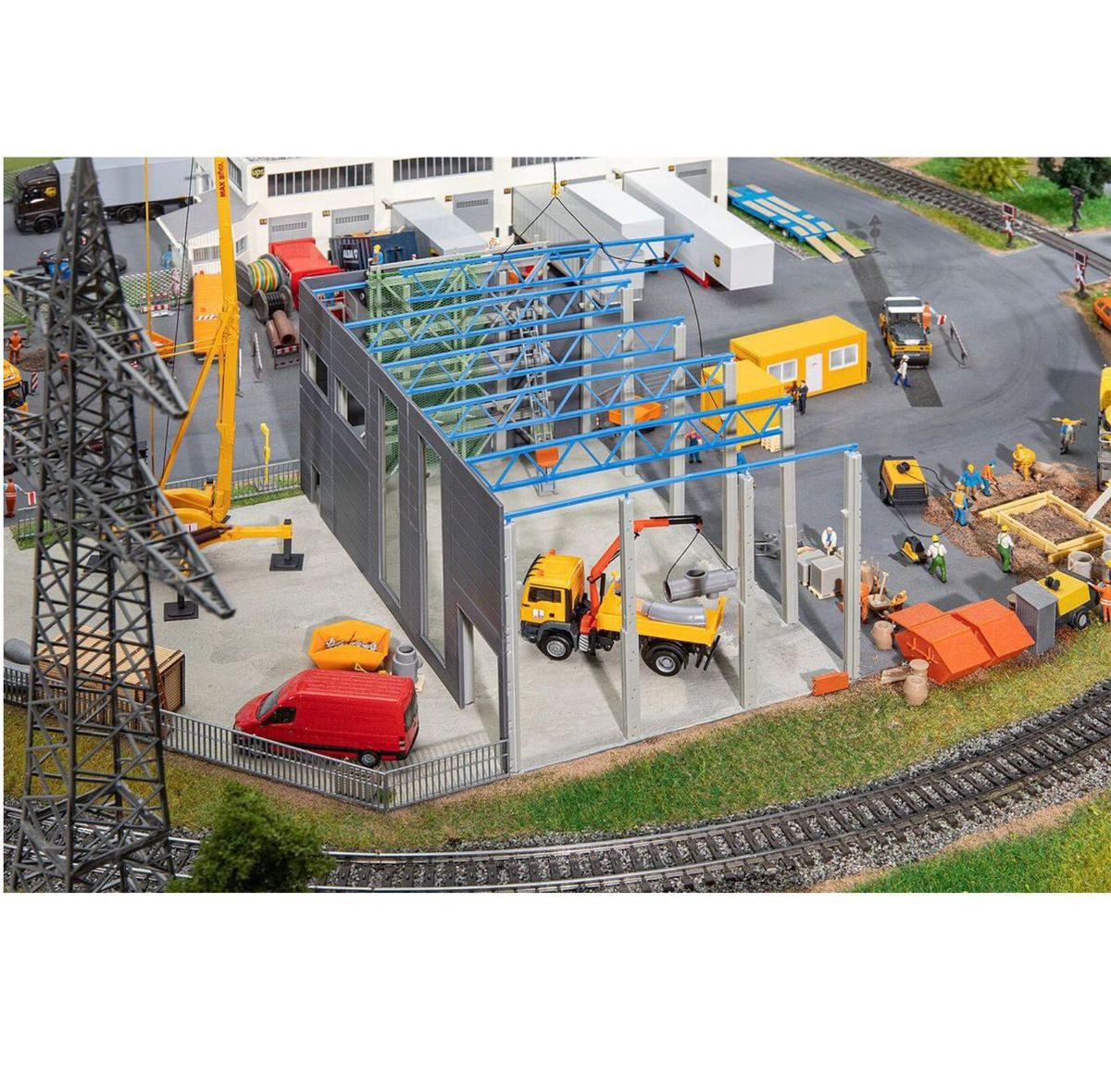 Faller Modellbausatz Faller 130892 Industriehalle im Bau HO